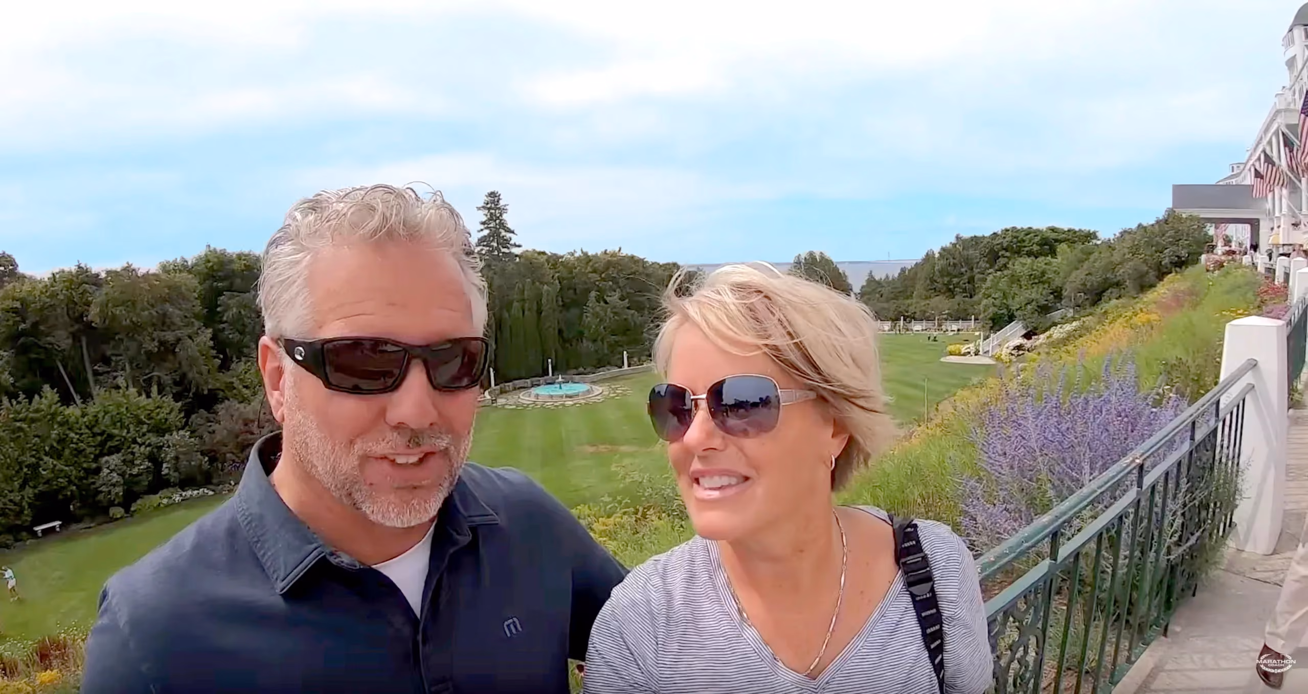 Randy and Dawn as they explore Mackinac Island in Northern Michigan