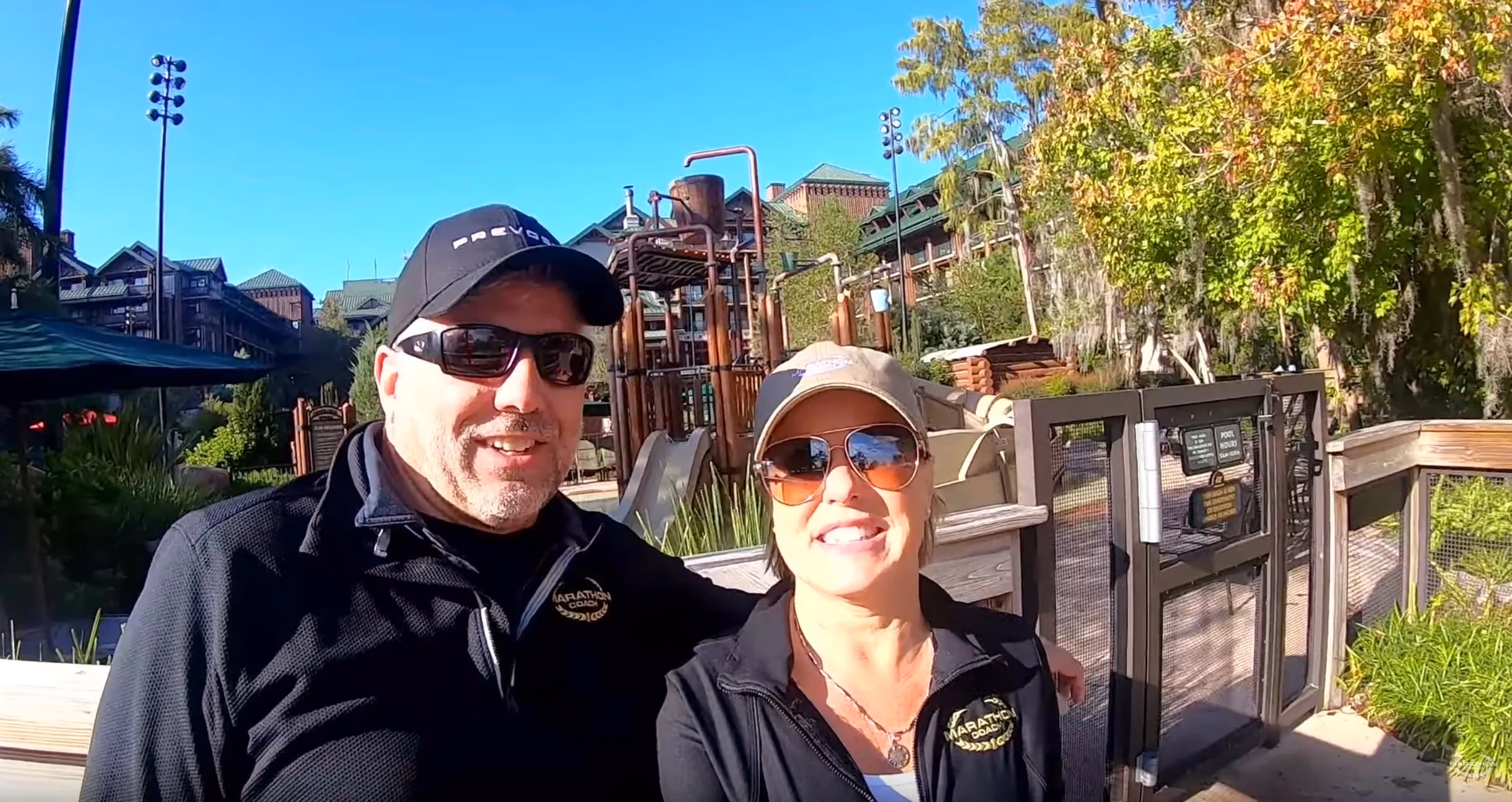 Luxury RVers Randy and Dawn enjoying Florida