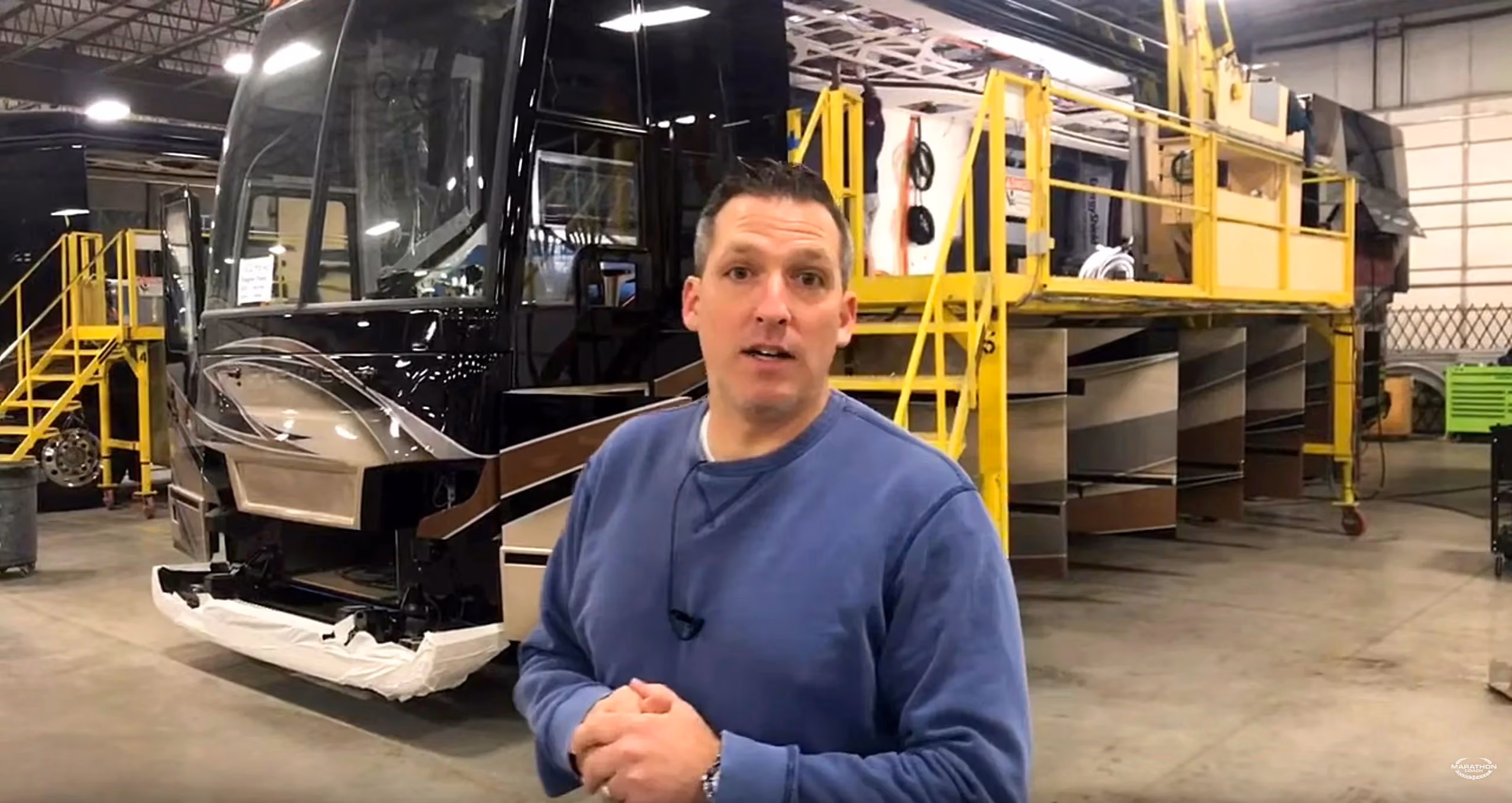 Luxury RV Factory Floor Tour. Marathon Mondays w/ Mal Ep.147