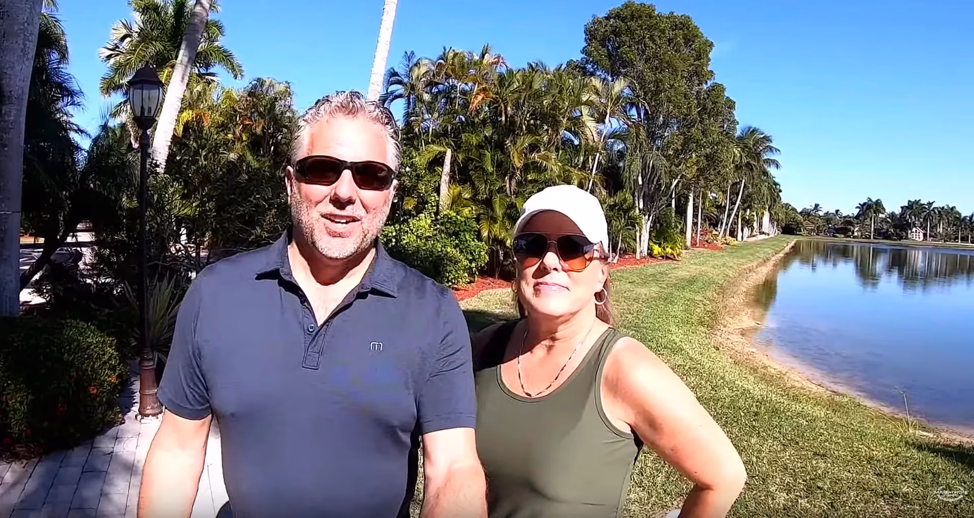 Randy and Dawn at Pelican Lake RV Show in Naples, Florida.