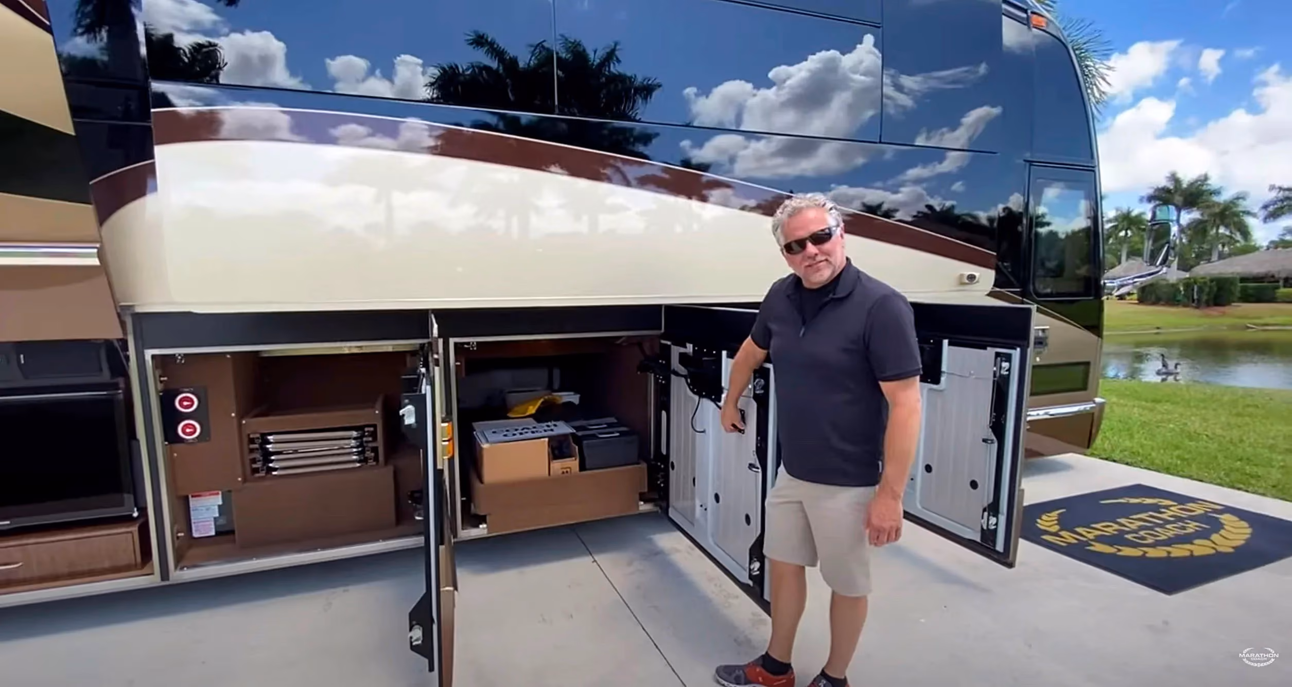 Luxury RV Walkthrough (1201): Randy, Dawn and a Marathon Coach Ep.43