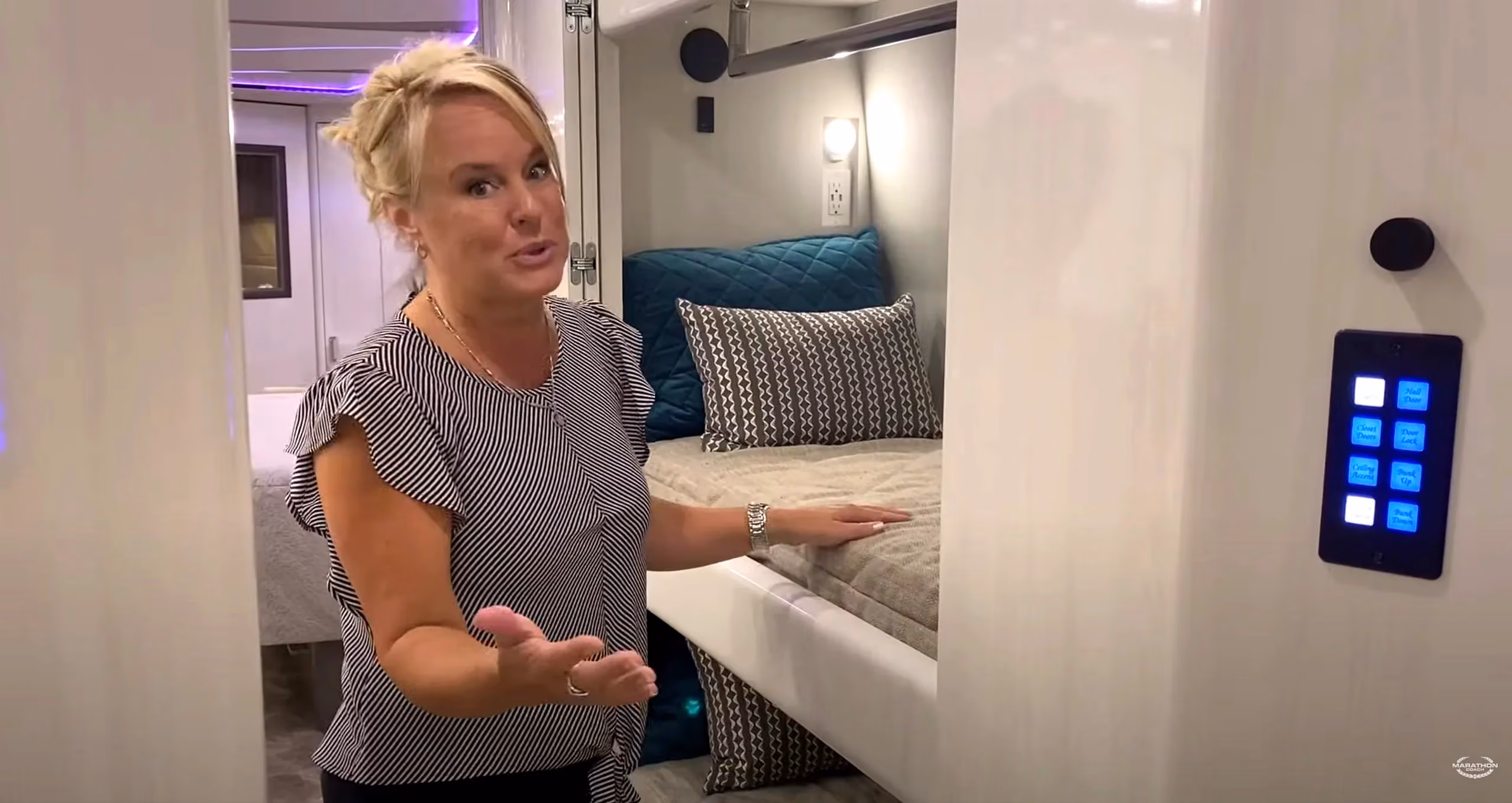 Luxury RV Walkthrough (1308): Randy, Dawn and a Marathon Coach Ep.61