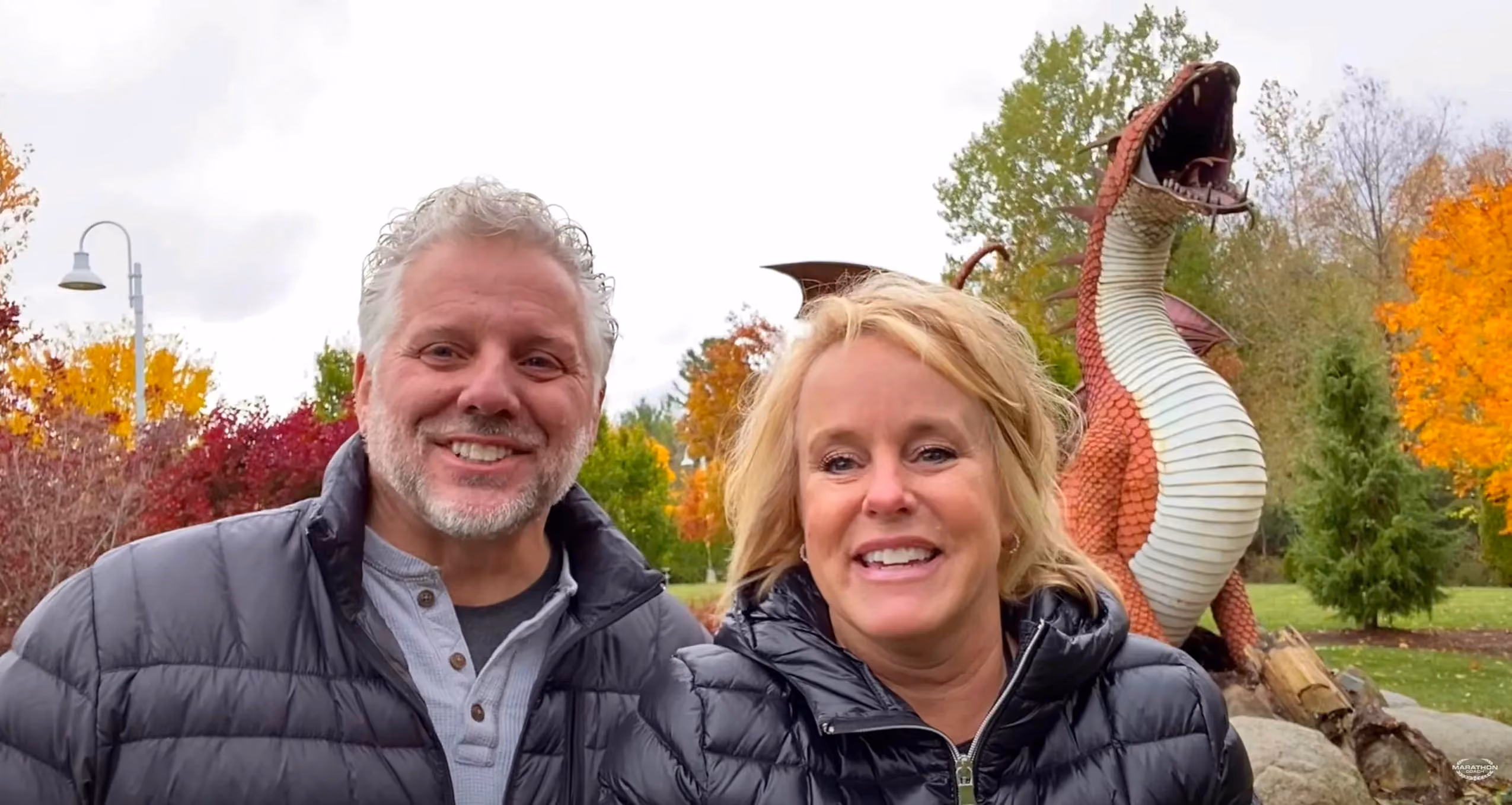 Randy and Dawn at Castle Farms in Charlevoix, Michigan