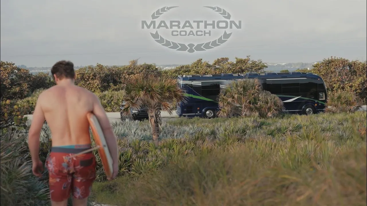 Surfing in Luxury: A Day Out with Marathon Coach 1174