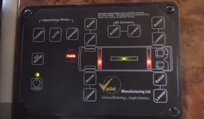 Valid Manufacturing’s Trueline Leveling System and slideouts control system