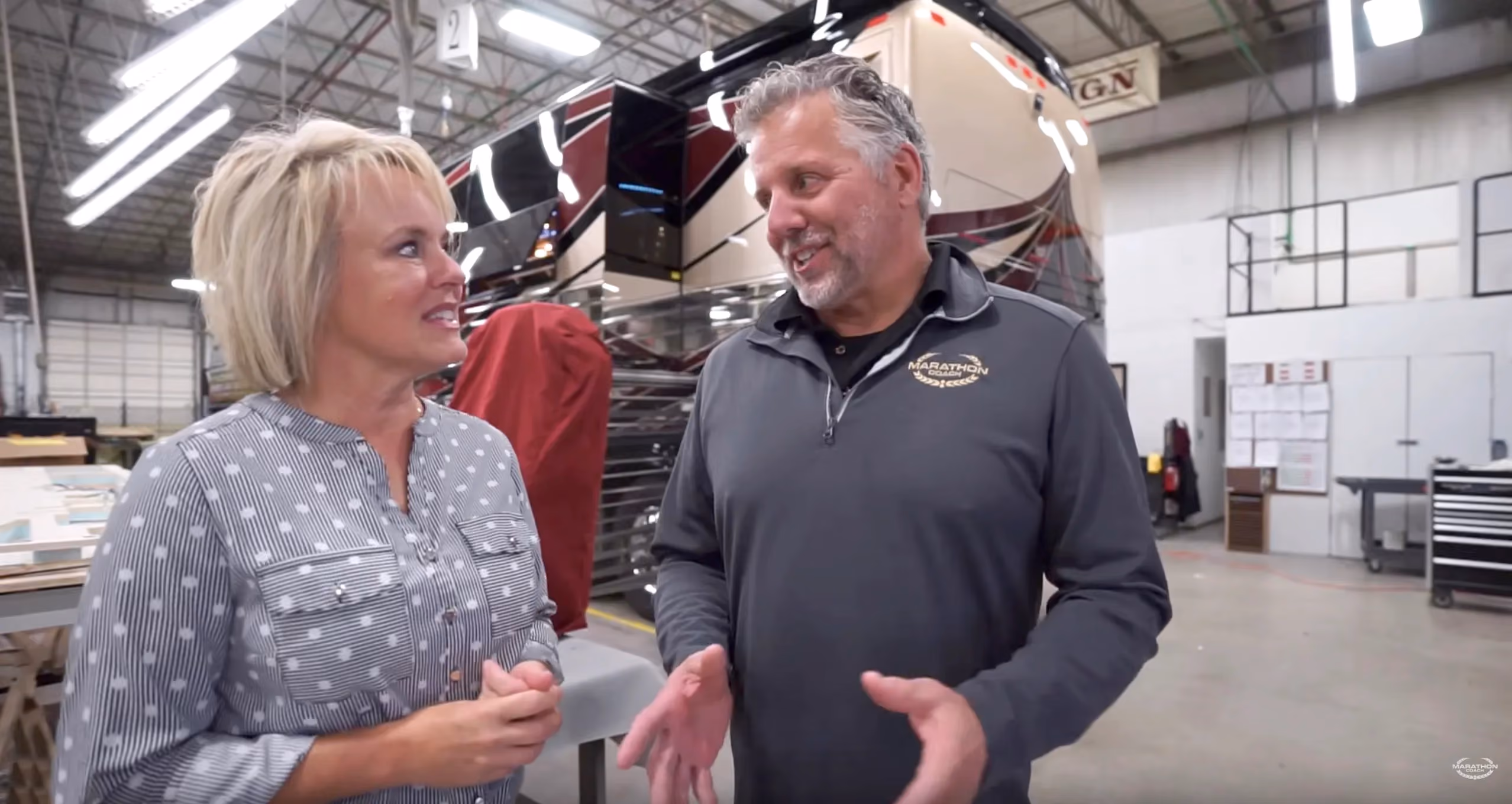Randy and Dawn chat about Marathon Coach luxury RVs