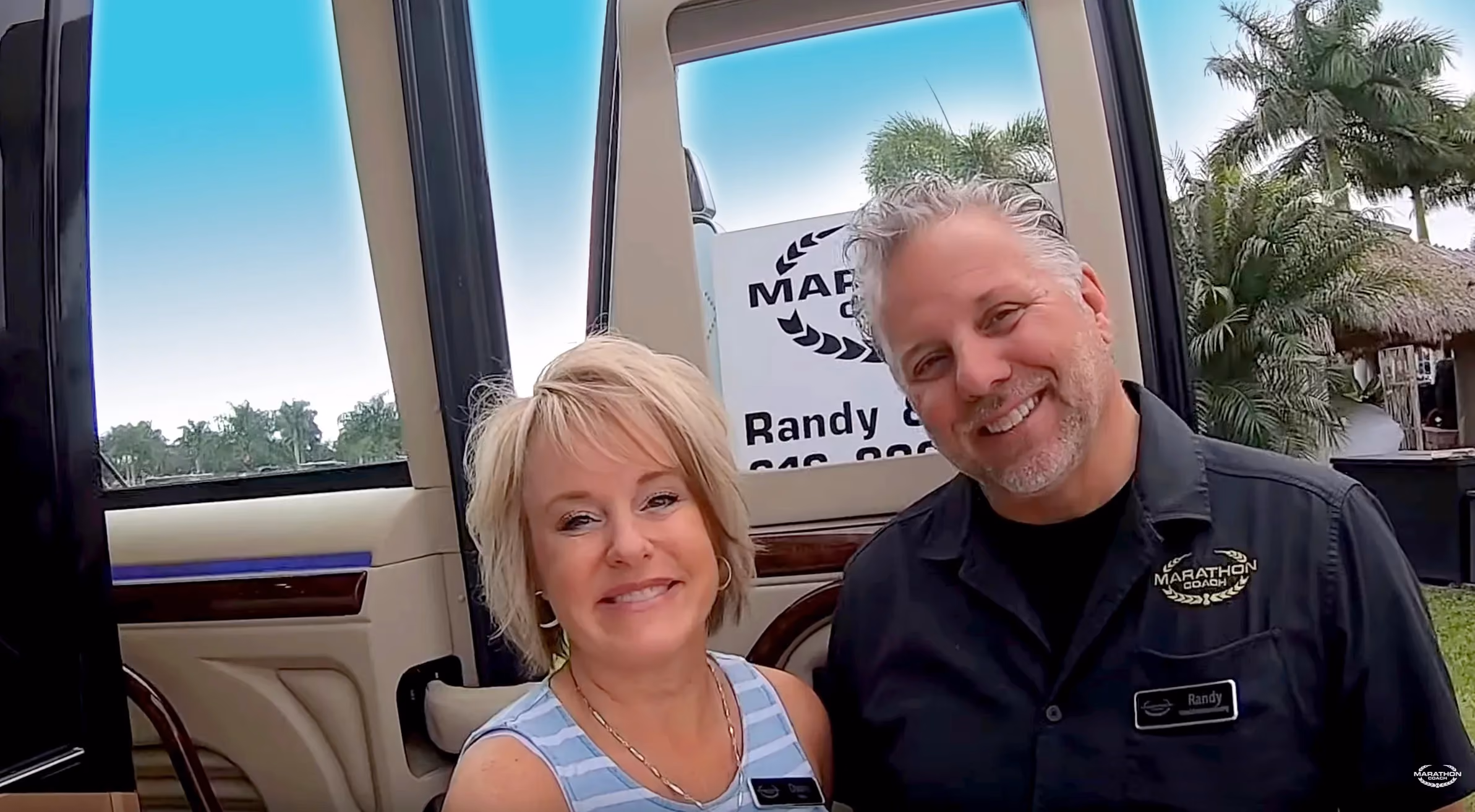 Randy and Dawn – parked at MotorCoach Resort in Port St. Lucie, Florida