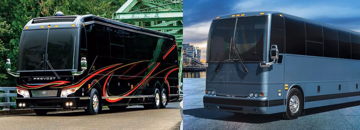 Created with Purpose: 2 Custom Coaches Taken in 2 Different Directions