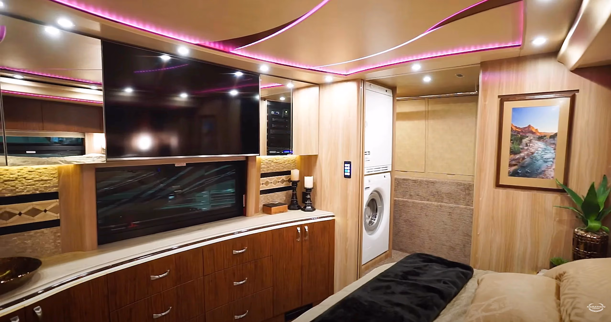 The interior of Certified pre-owned Marathon Coach #1285