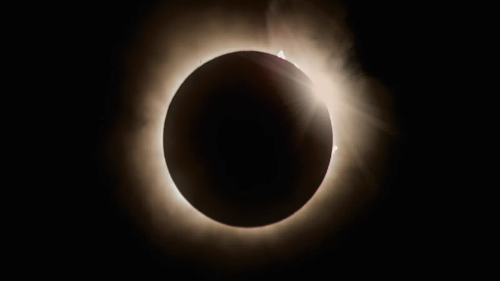 An image of a solar eclipse in Texas