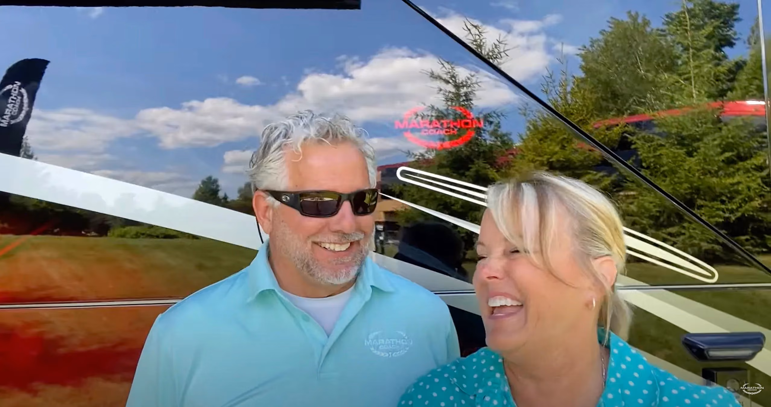 Randy, Dawn and Marathon Coach 1340