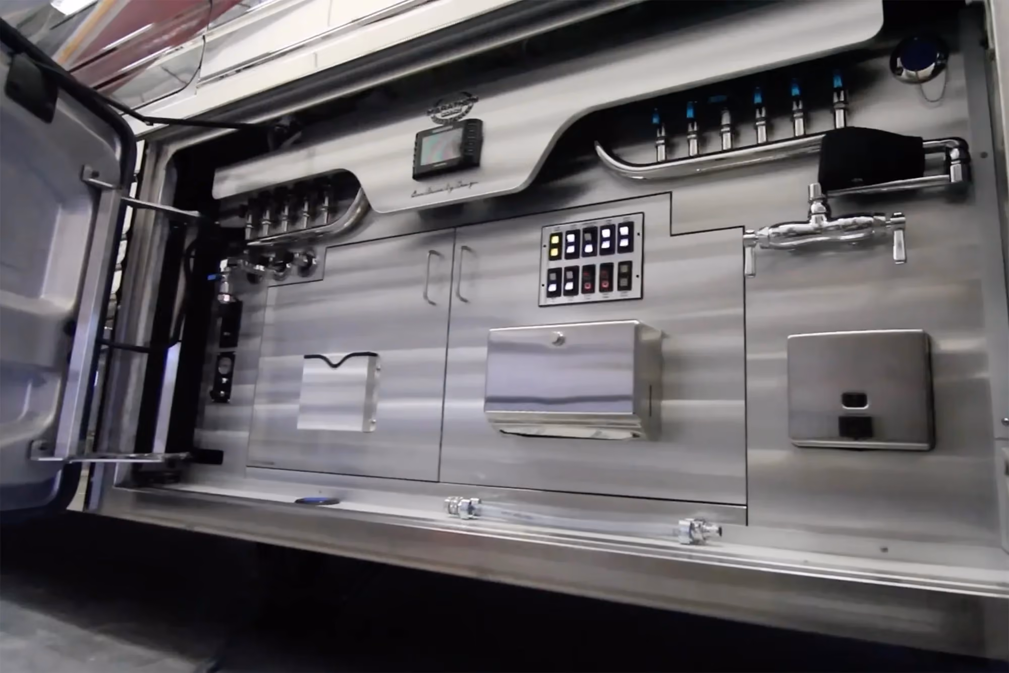 Freedom Plus Automated Utility System in a Marathon Coach