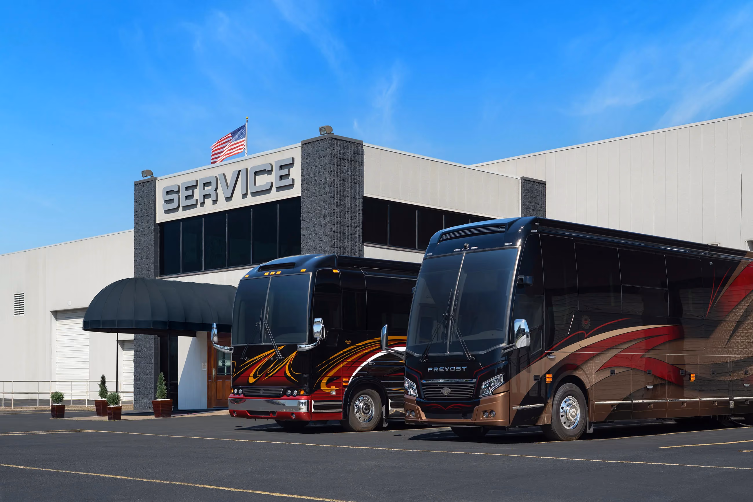 Marathon Coach service center in Oregon