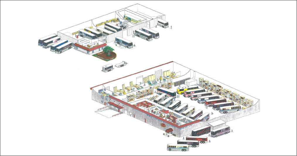 Marathon Coach Buildings at 5th Ave. and Bertelson Rd.