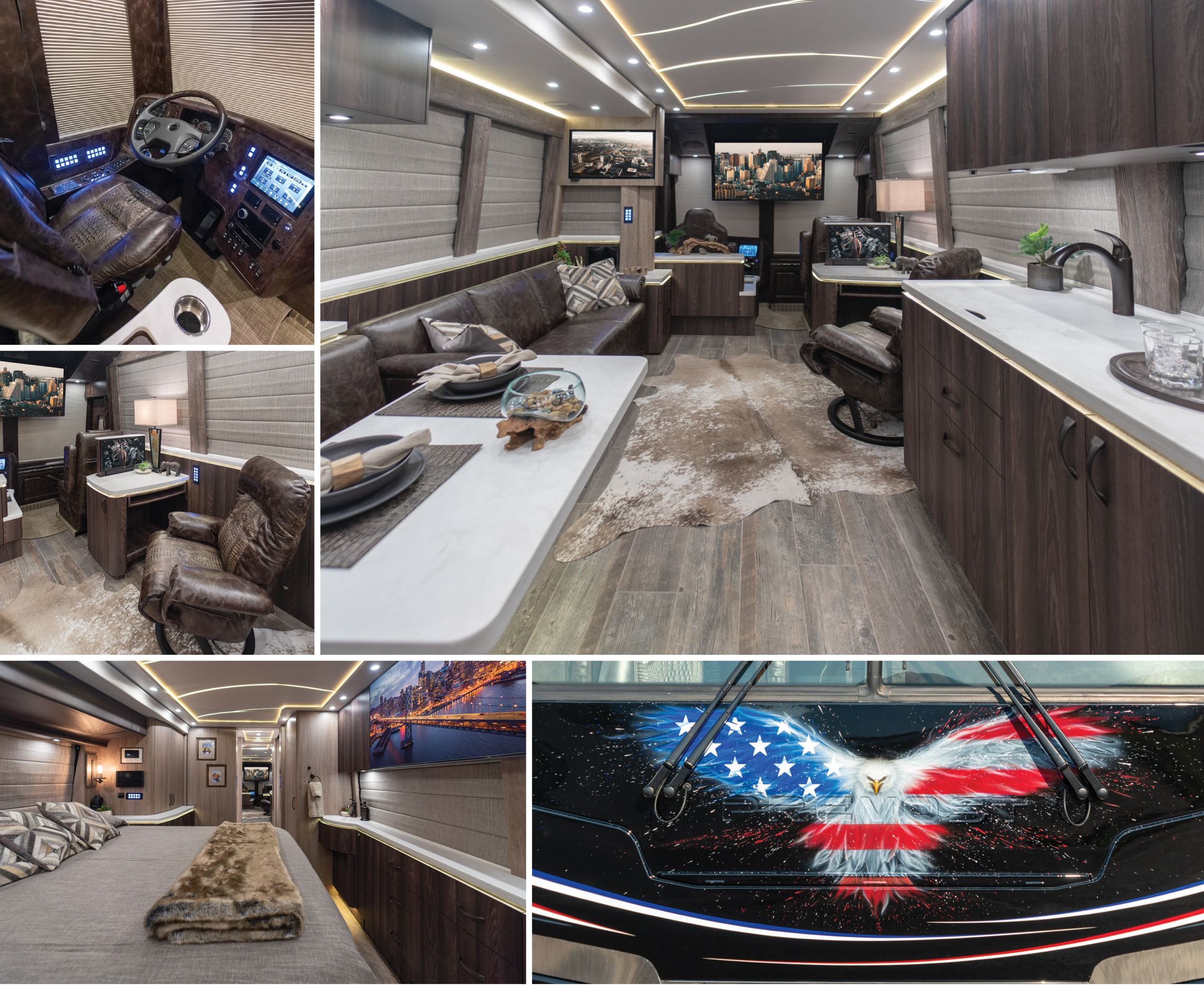 A photo collage of Marathon Coach #1366 