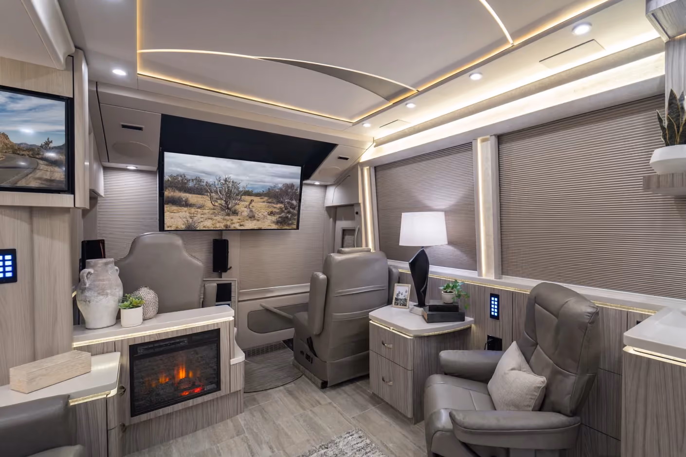 Interior of Marathon Coach #1405 | Luxury Motorcoach for Sale