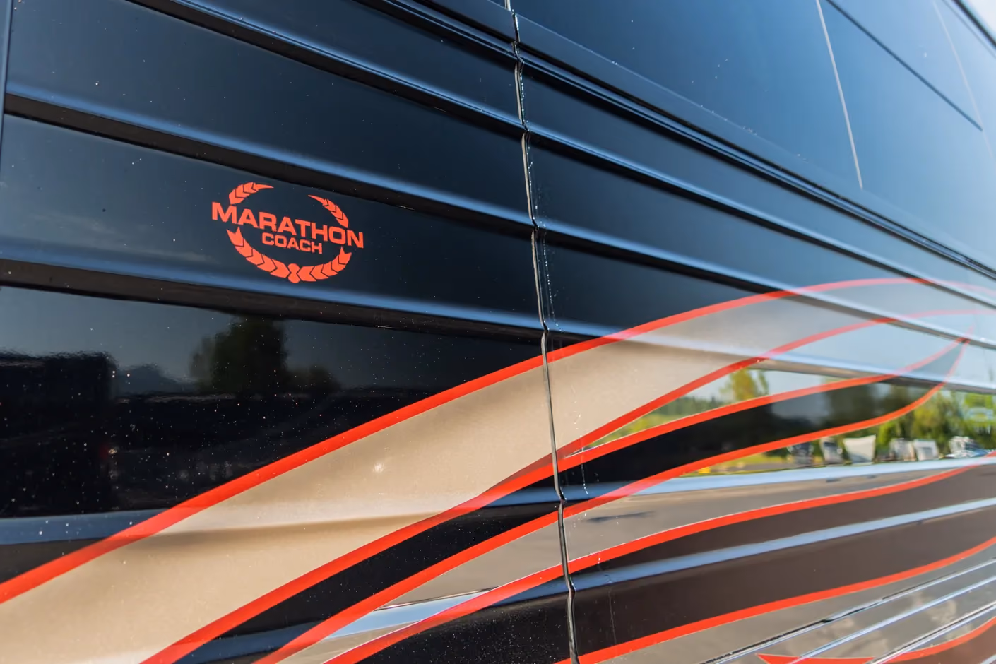 Exterior of Marathon Coach #1405 | Luxury Motorcoach for Sale