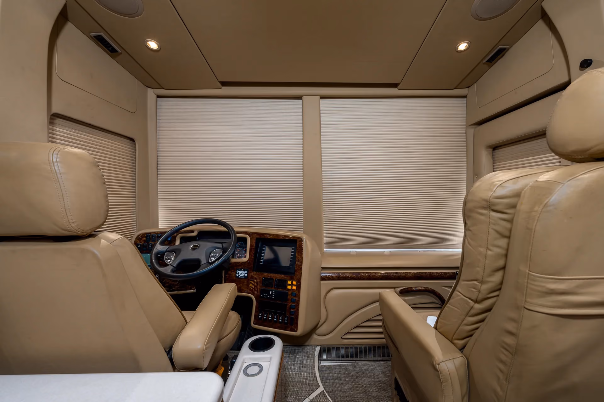 Exterior underbelly toolbox and storage bay on Marathon Coach 1208