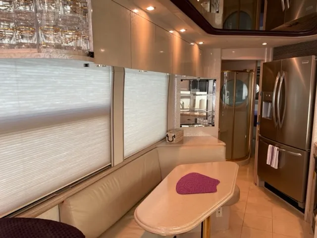 Galley kitchen area of Marathon Coach 0705