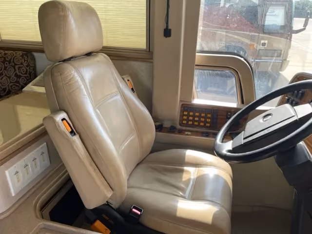 Interior storage in Marathon Coach 0705