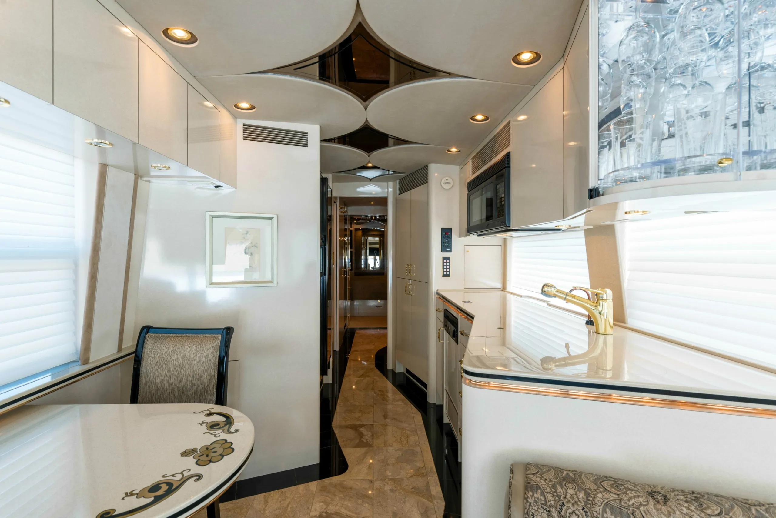 Galley kitchen in Marathon Coach 0745