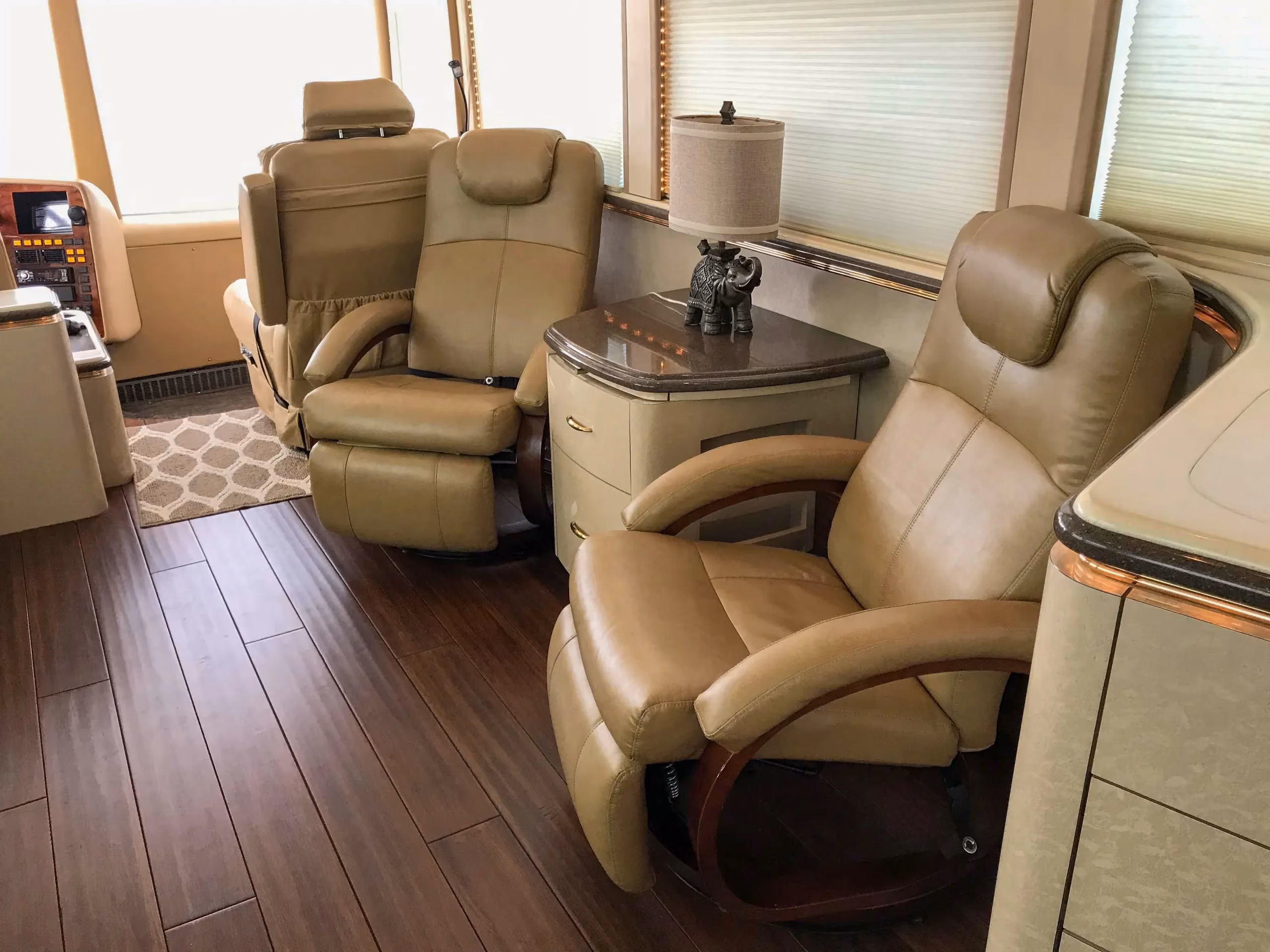 Interior detail of Marathon Coach 0813