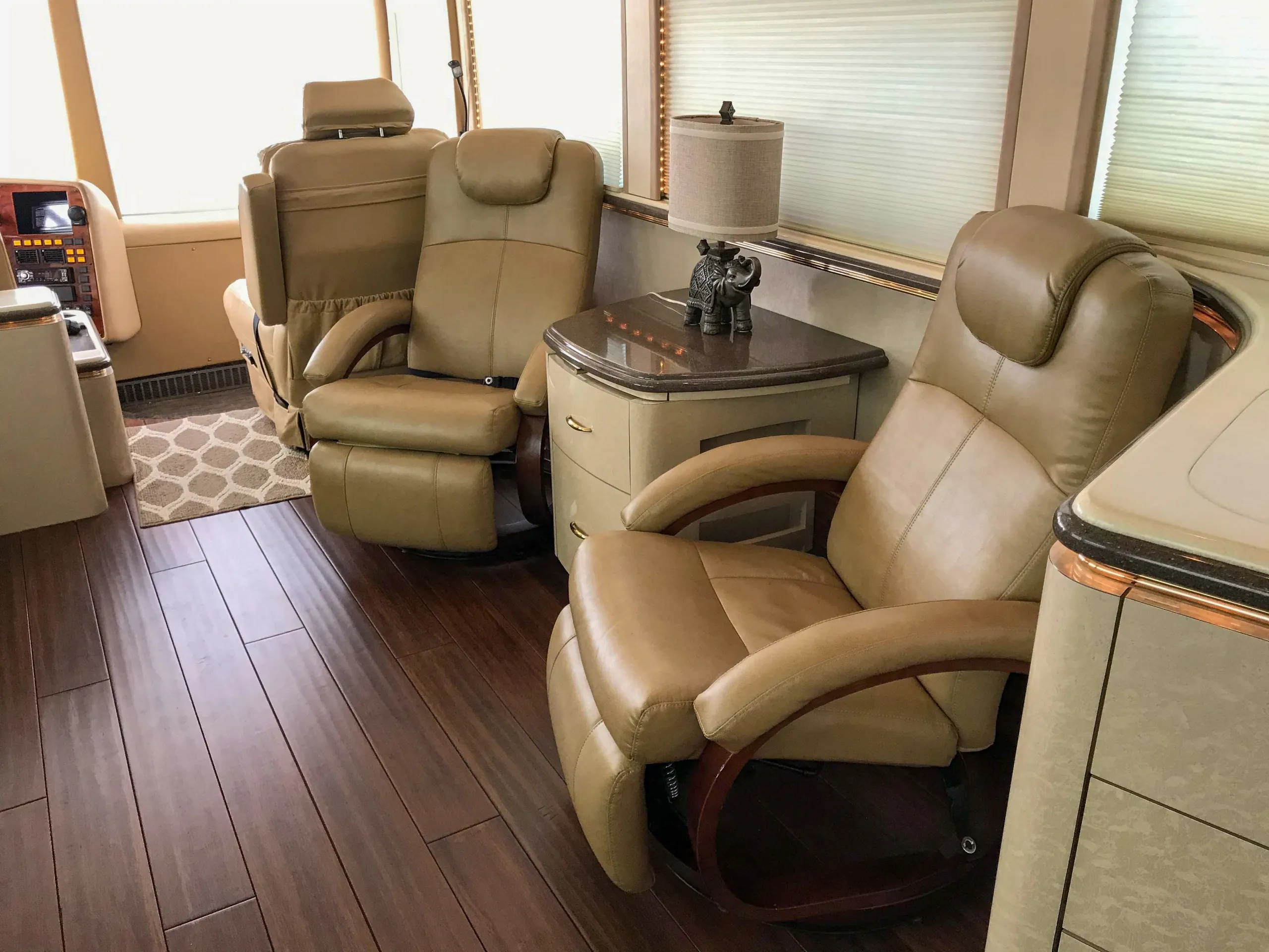Interior detail of Marathon Coach 0813