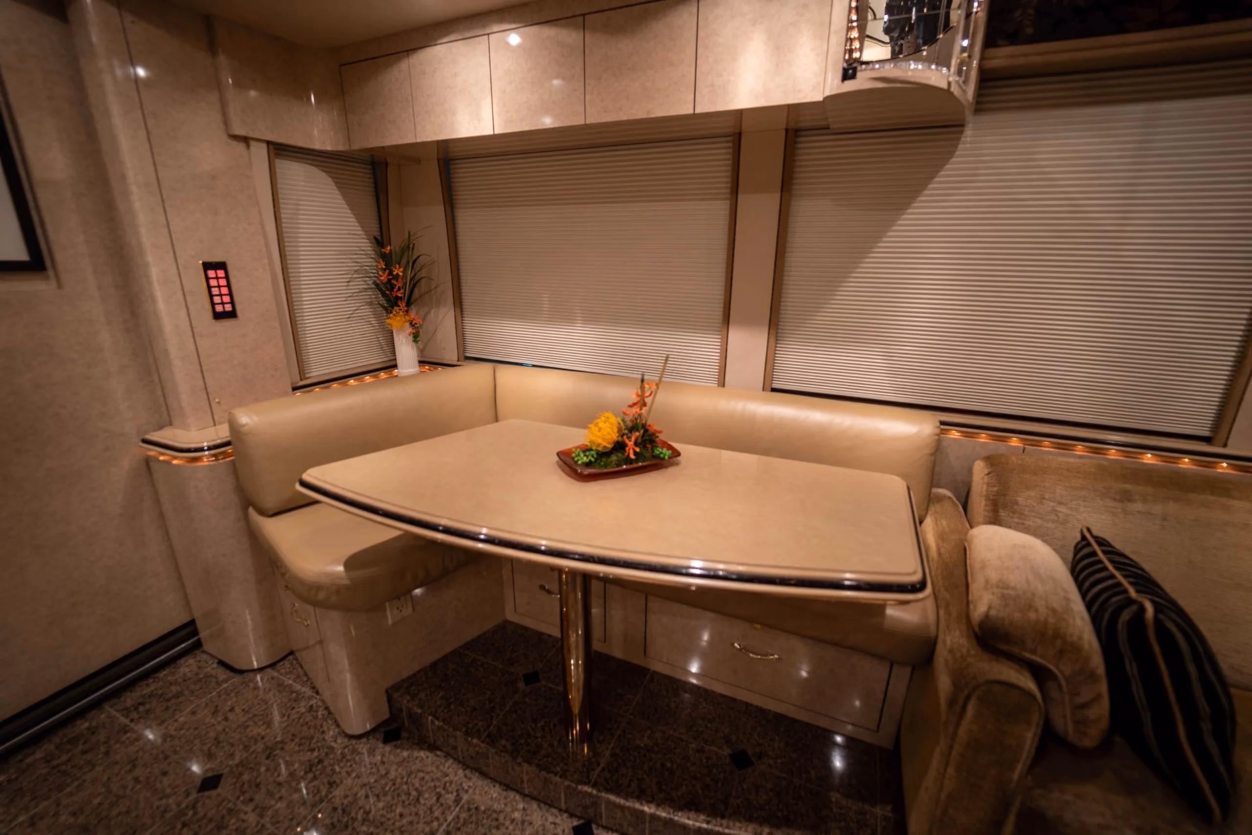 Interior view of Marathon Coach 0826