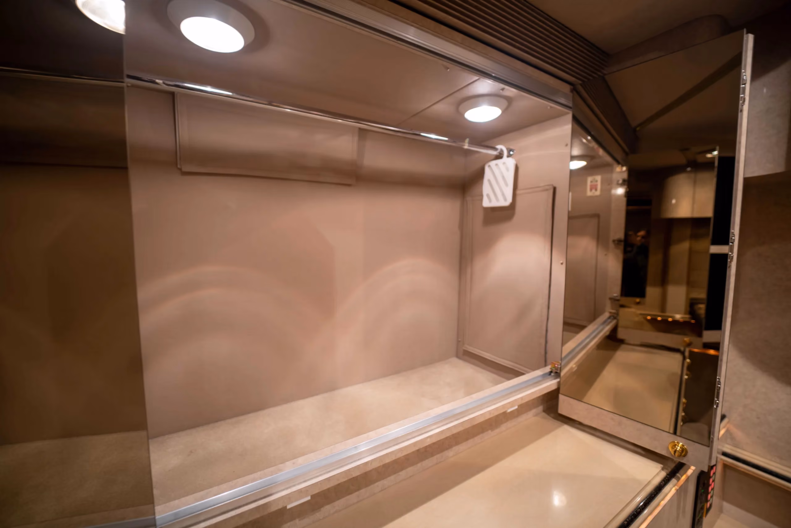 Cabinetry close-up in Marathon Coach 0826