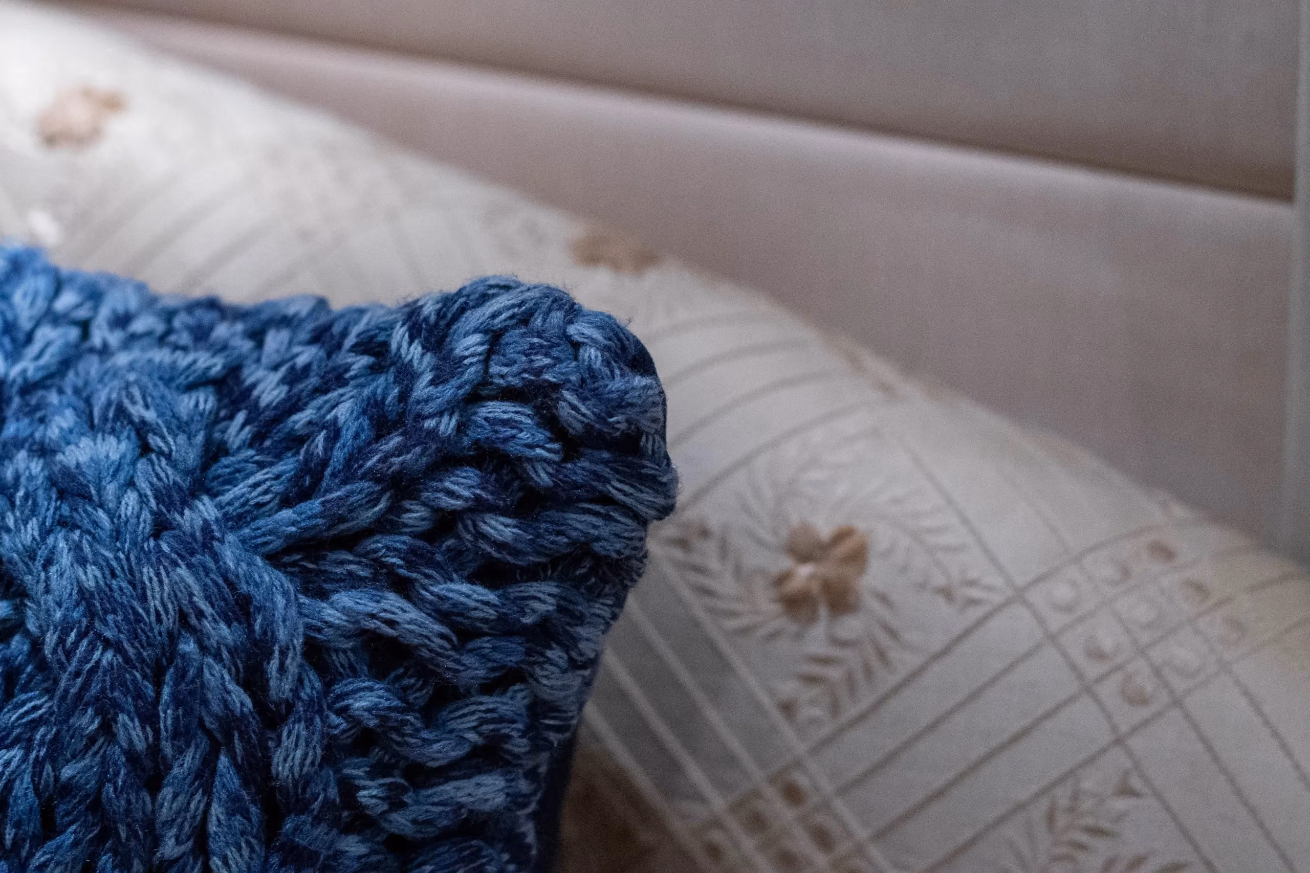 Upholstery and fabric detail in Marathon Coach 1006