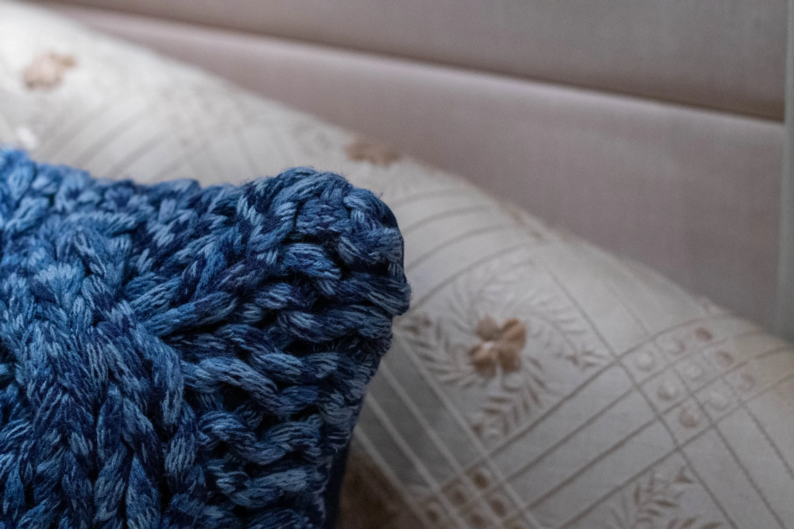 Upholstery and fabric detail in Marathon Coach 1006