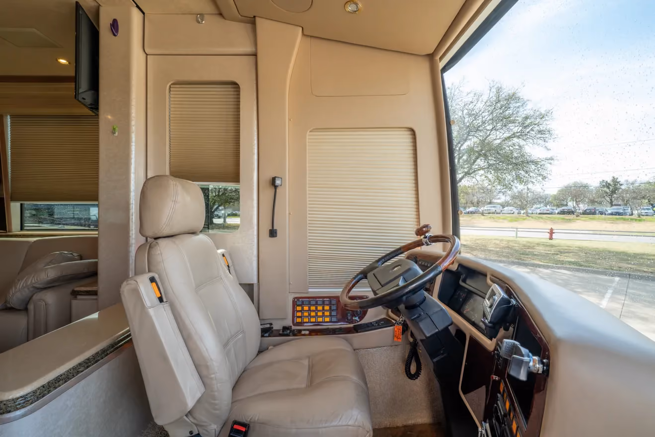 Driving area of Marathon Coach 1011