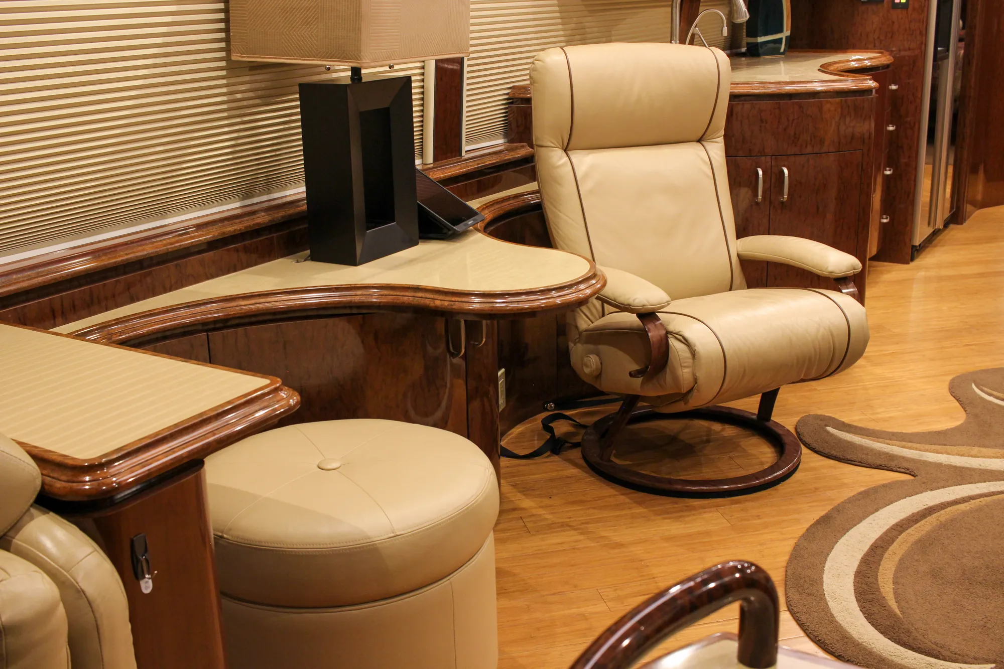 Interior overview of Marathon Coach 1084
