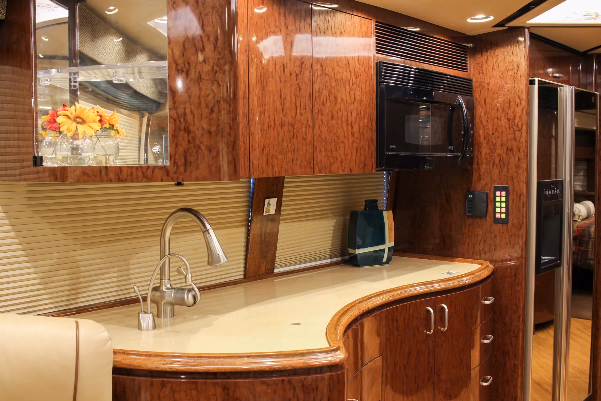 Interior detail of Marathon Coach 1084