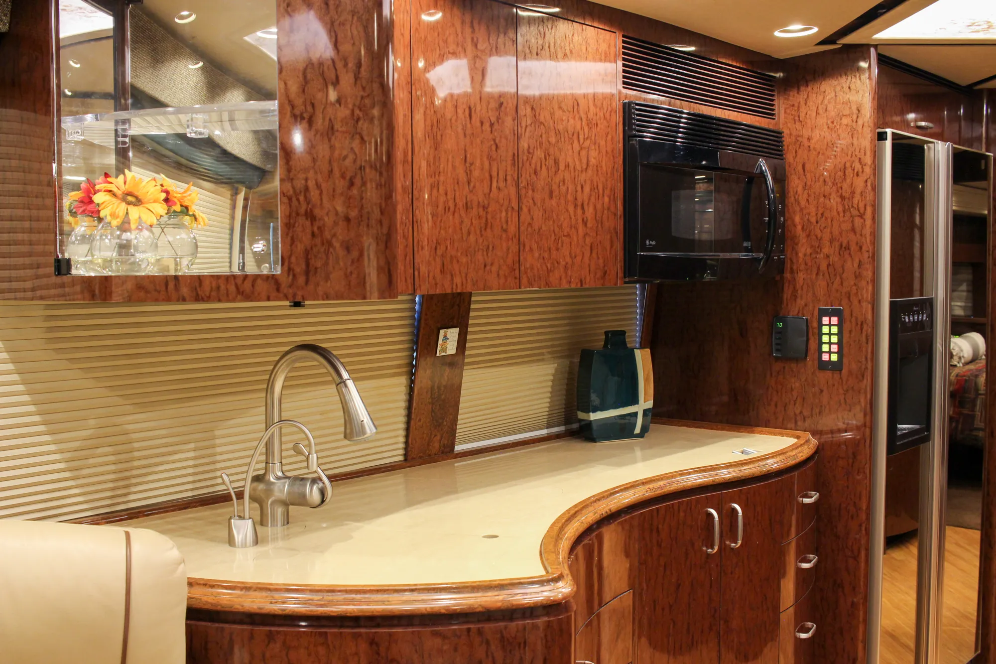 Interior detail of Marathon Coach 1084