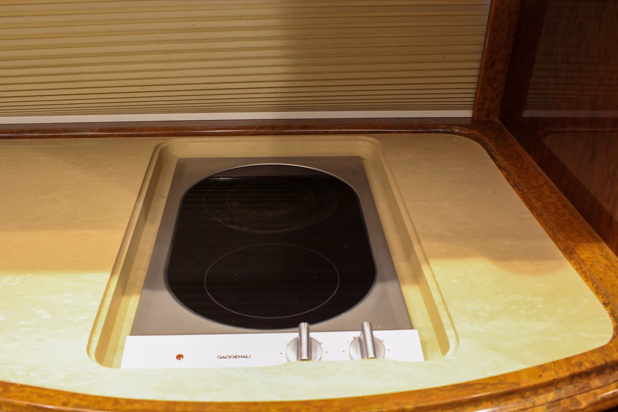 Interior bathroom area of Marathon Coach 1084