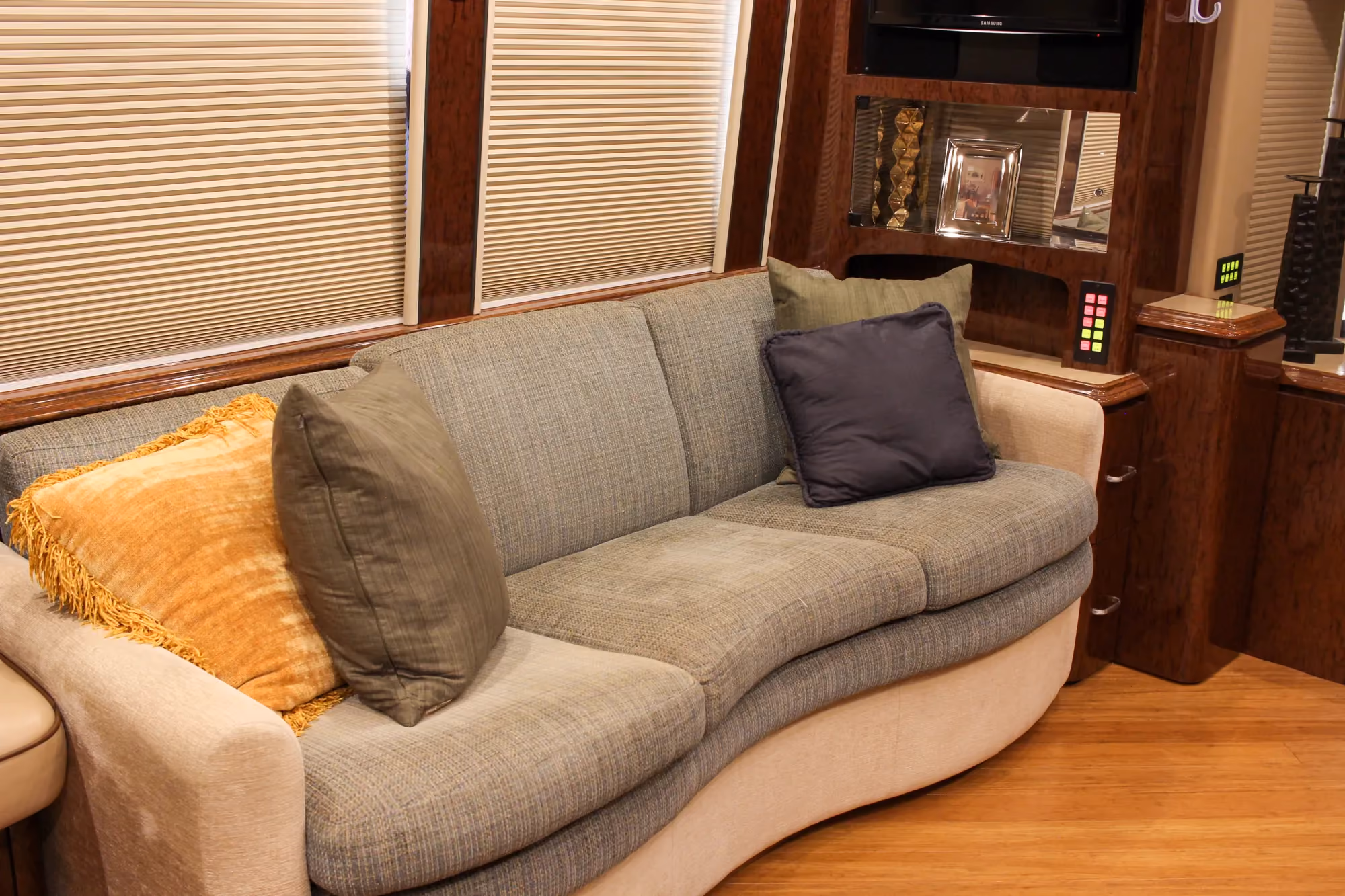 Interior finish detail of Marathon Coach 1084