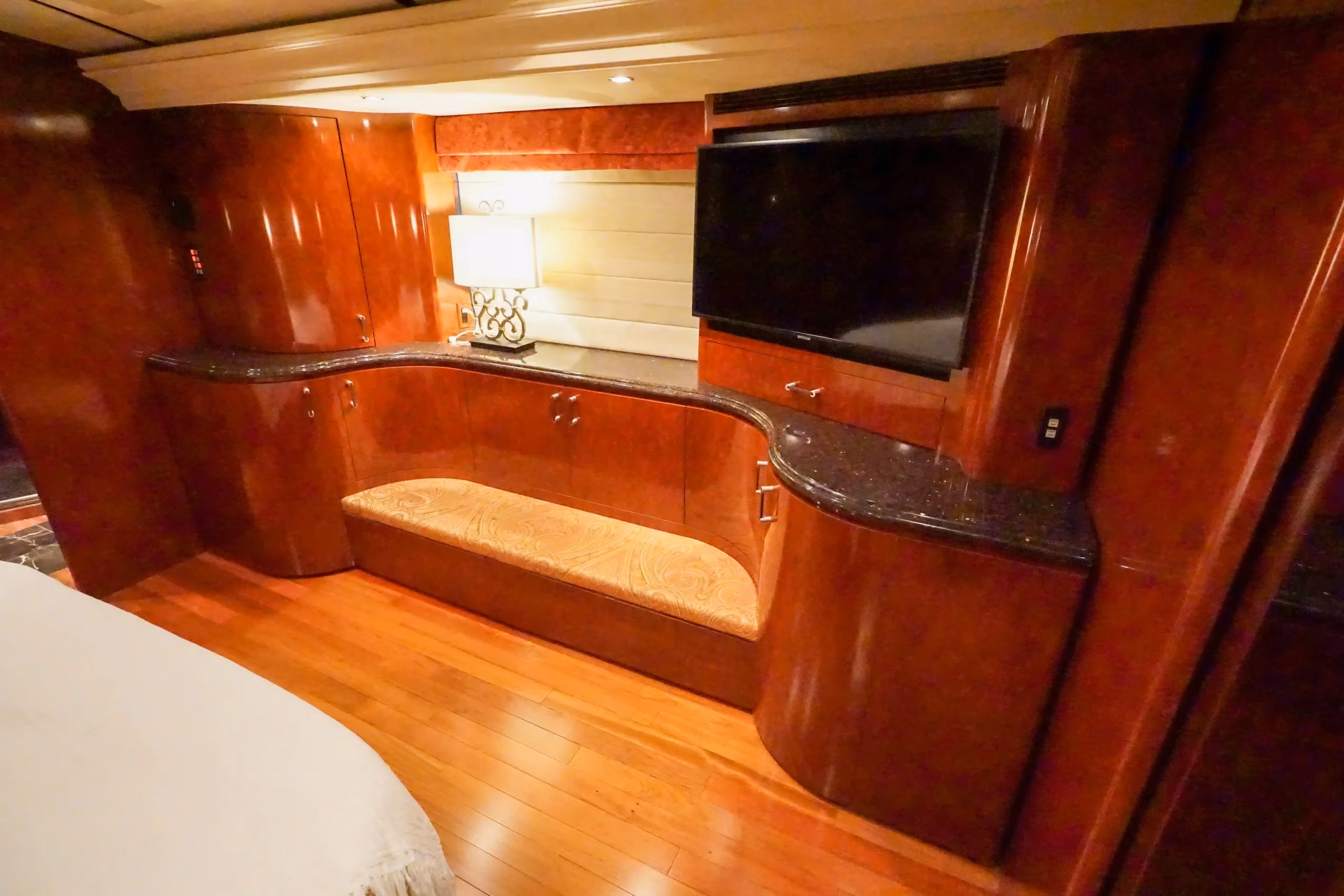 Interior storage area of Marathon Coach 1097
