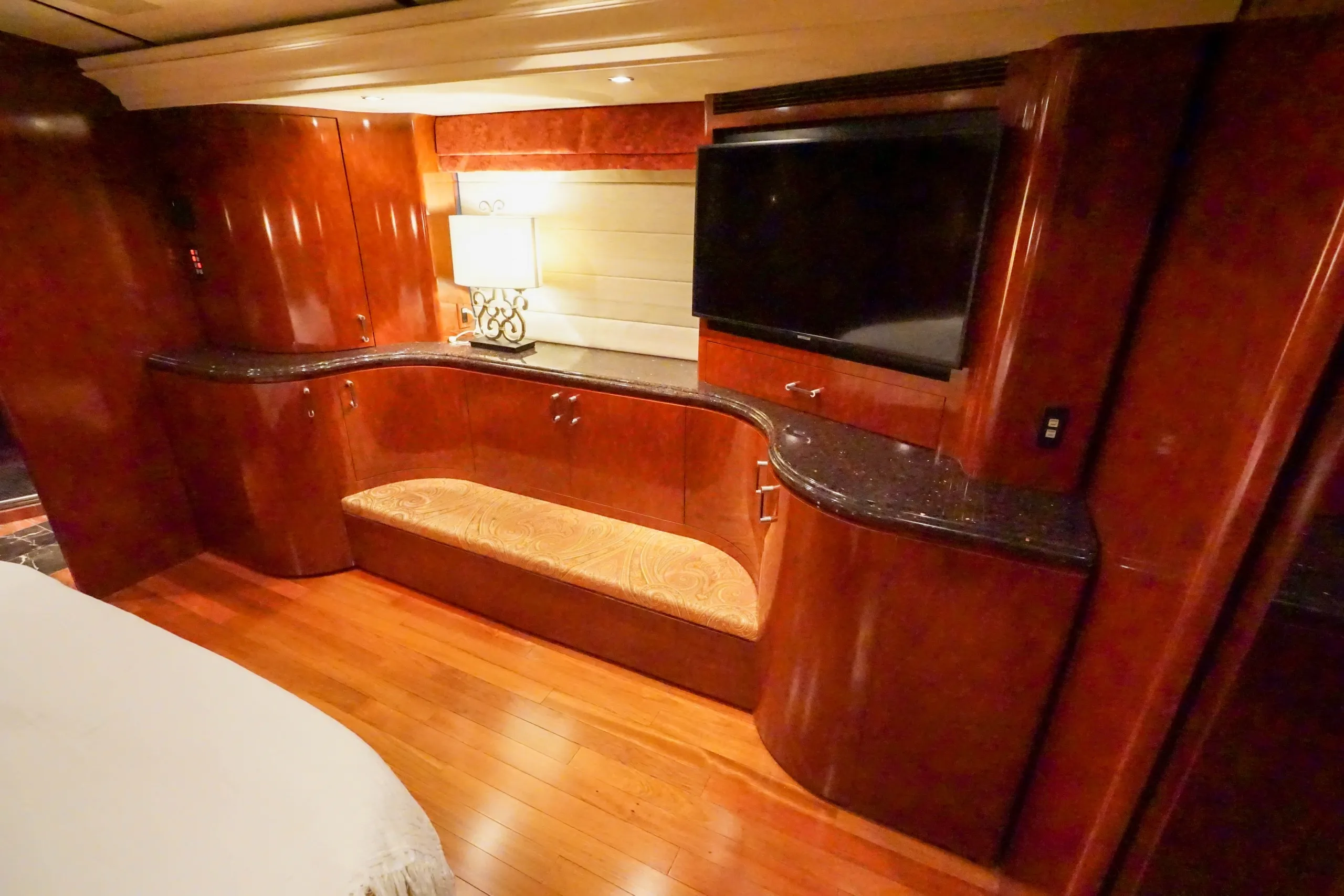 Interior storage area of Marathon Coach 1097