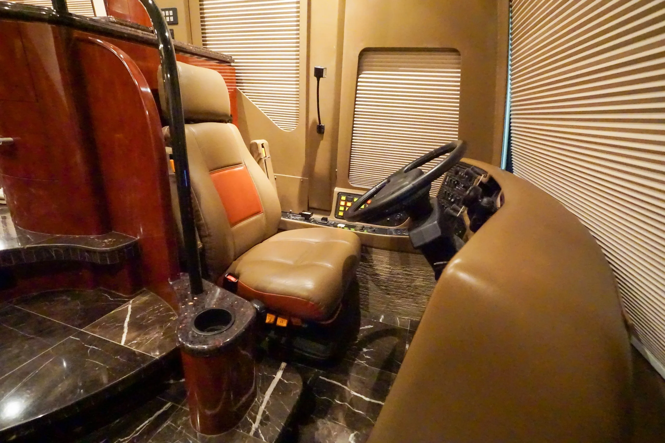 Interior bathroom fixture close-up in Marathon Coach 1097