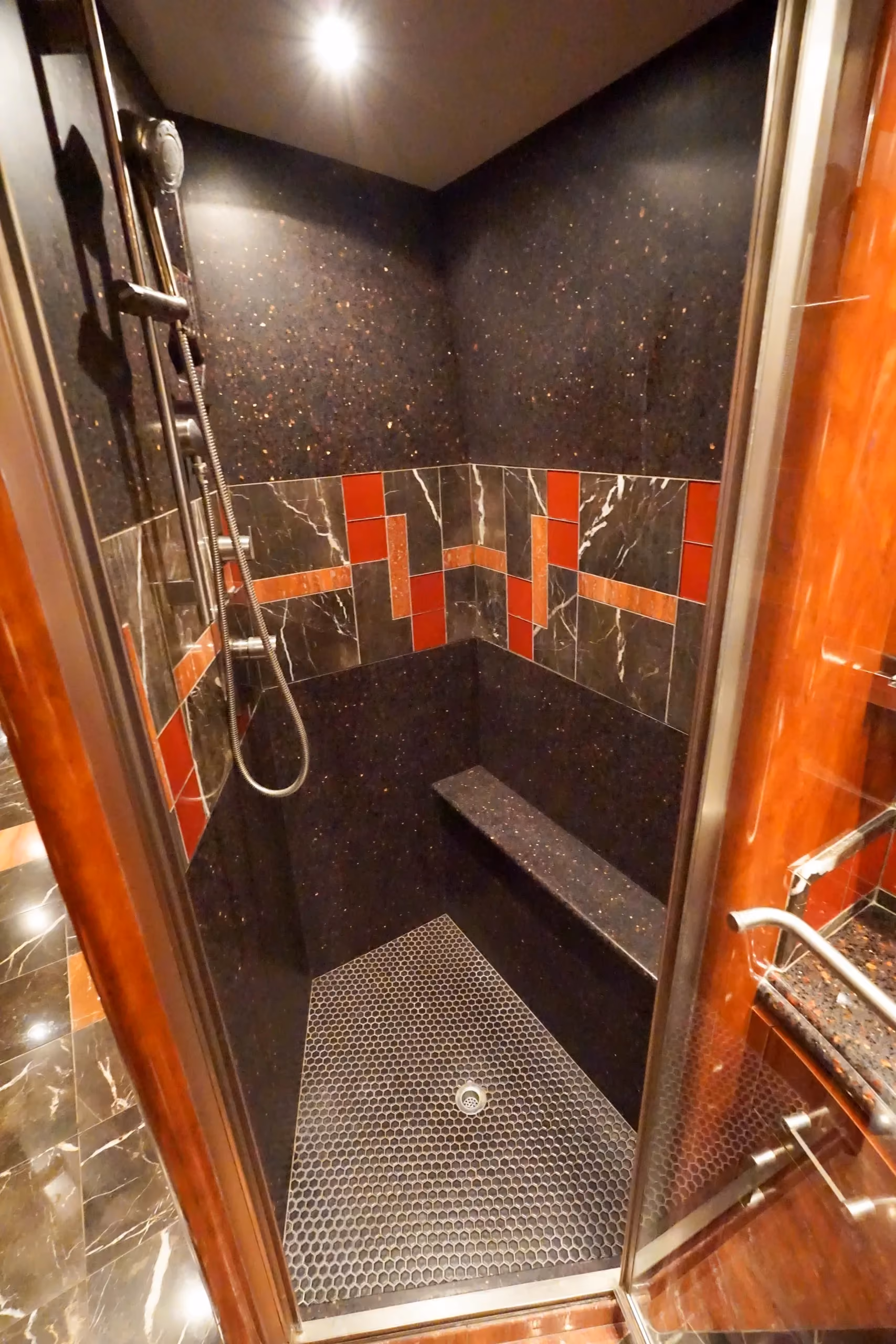 Interior finishes of Marathon Coach 1097