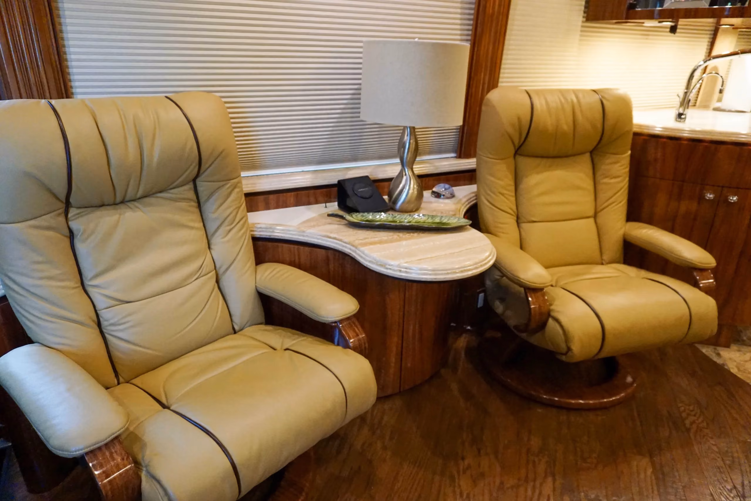 Interior overview of Marathon Coach 1135