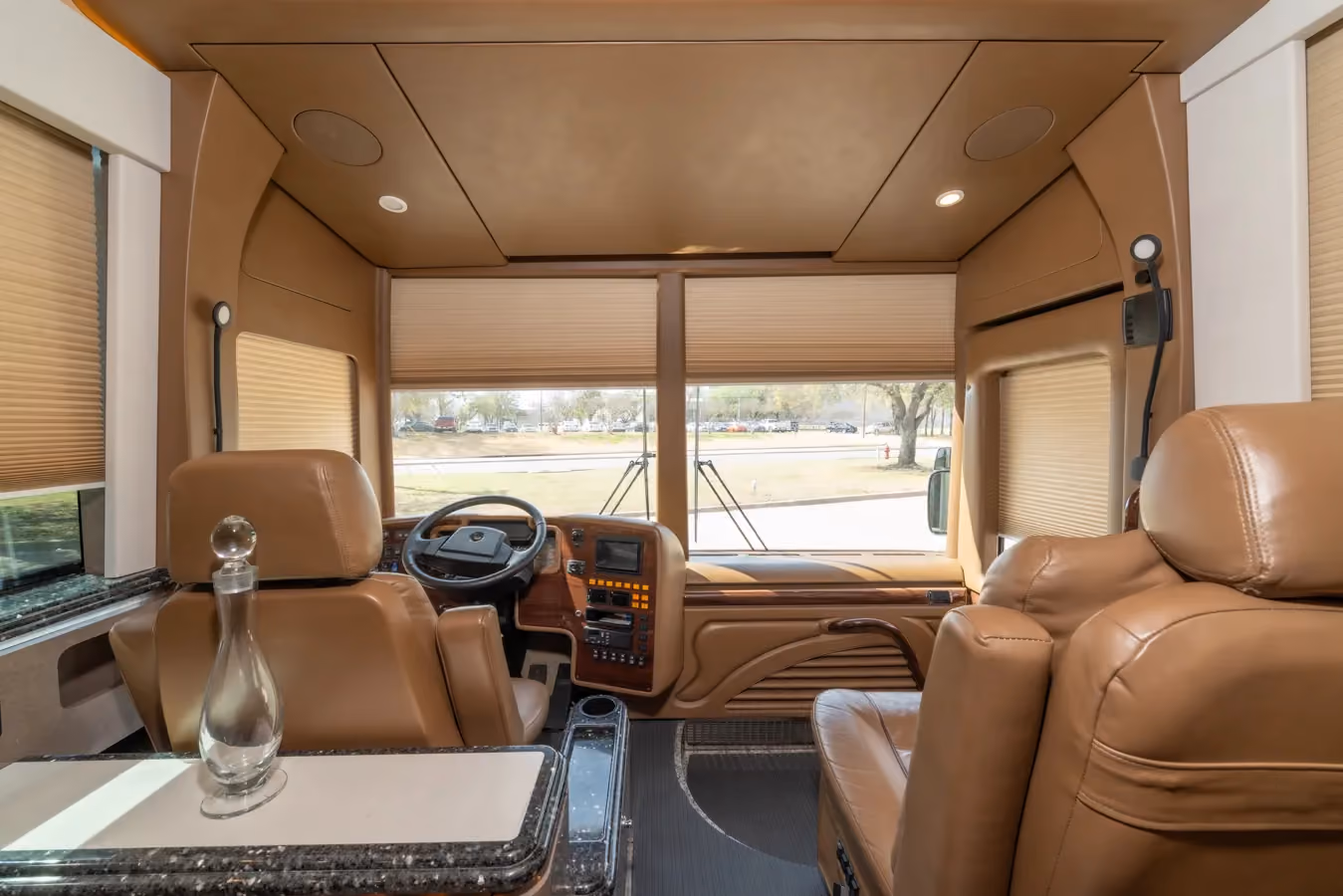 Interior detail of Marathon Coach 1153