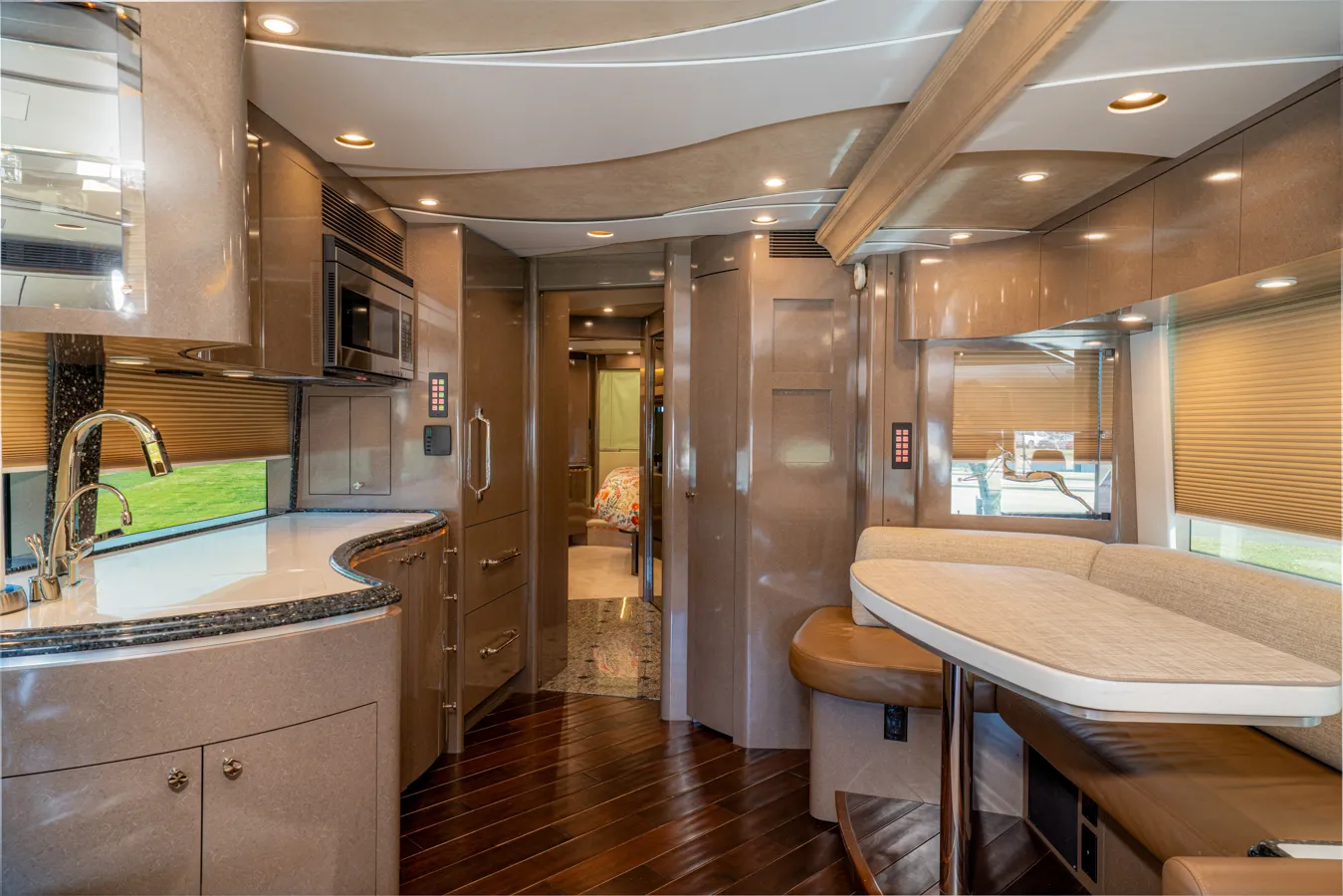 Interior detail of Marathon Coach 1153