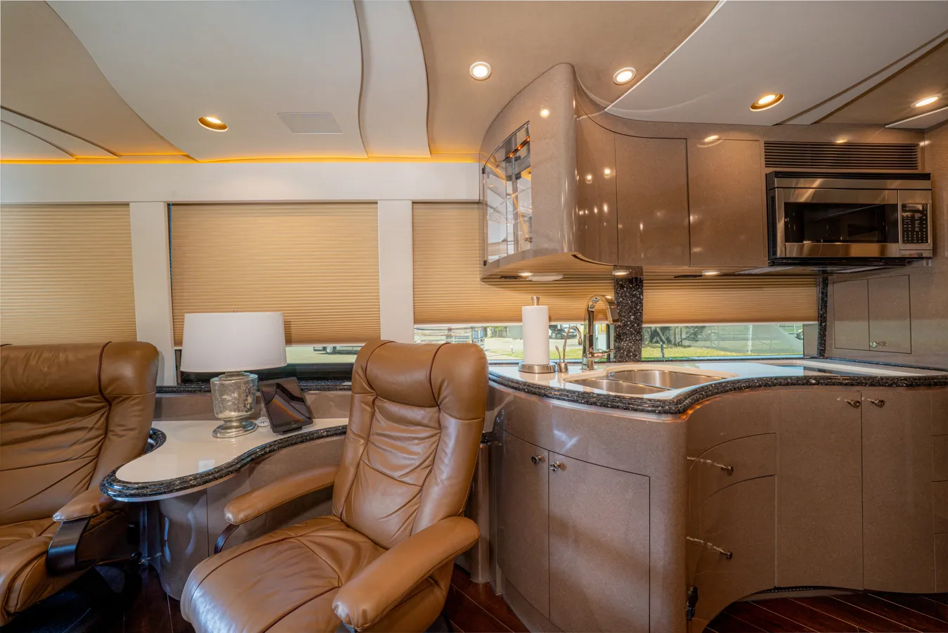 Interior view of Marathon Coach 1153
