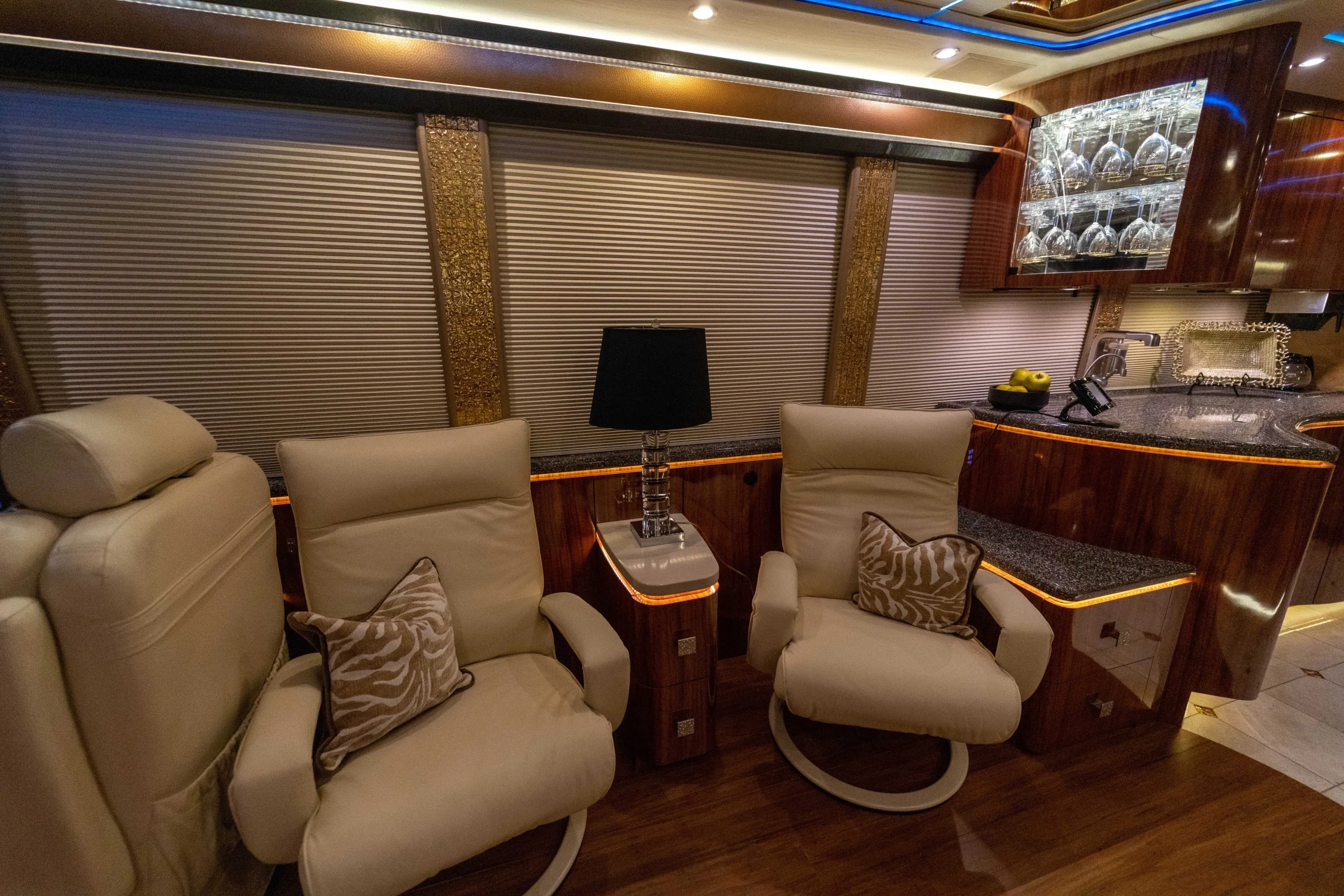 Interior overview of Marathon Coach 1194
