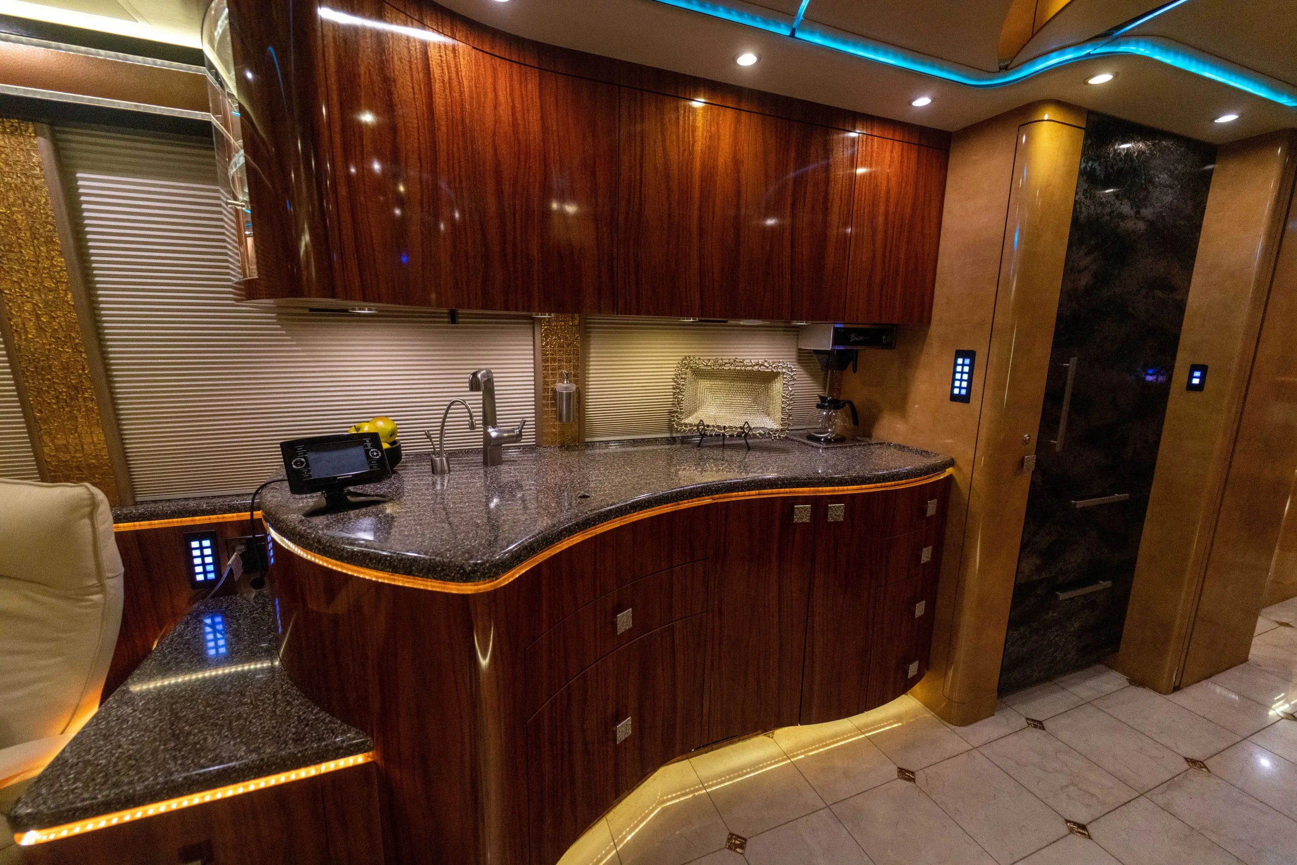 Interior detail of Marathon Coach 1194