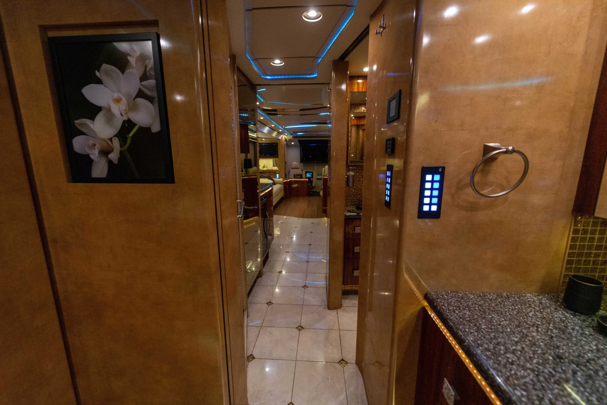 Interior of 2010 Marathon Coach 1194