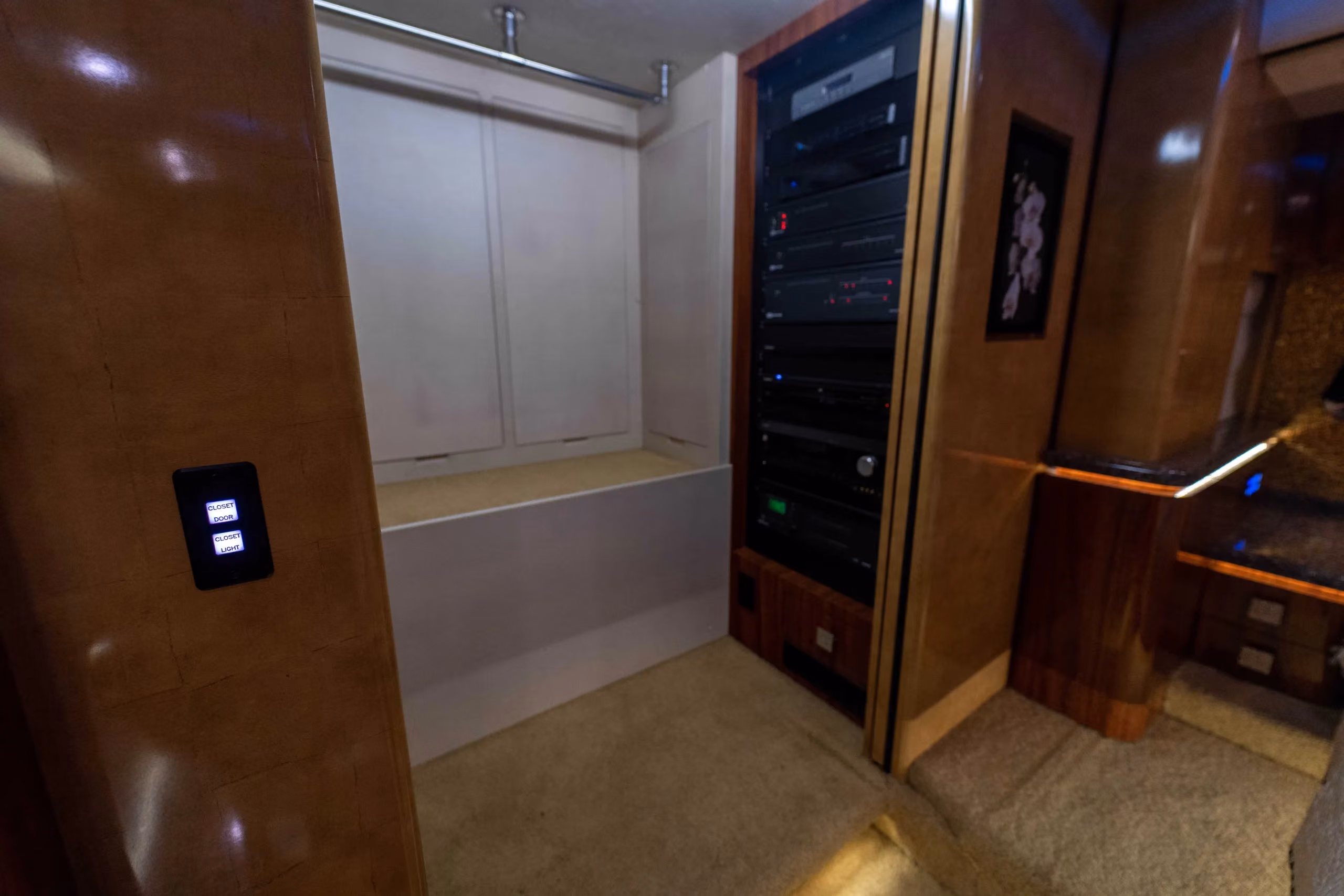 Interior living space of Marathon Coach 1194