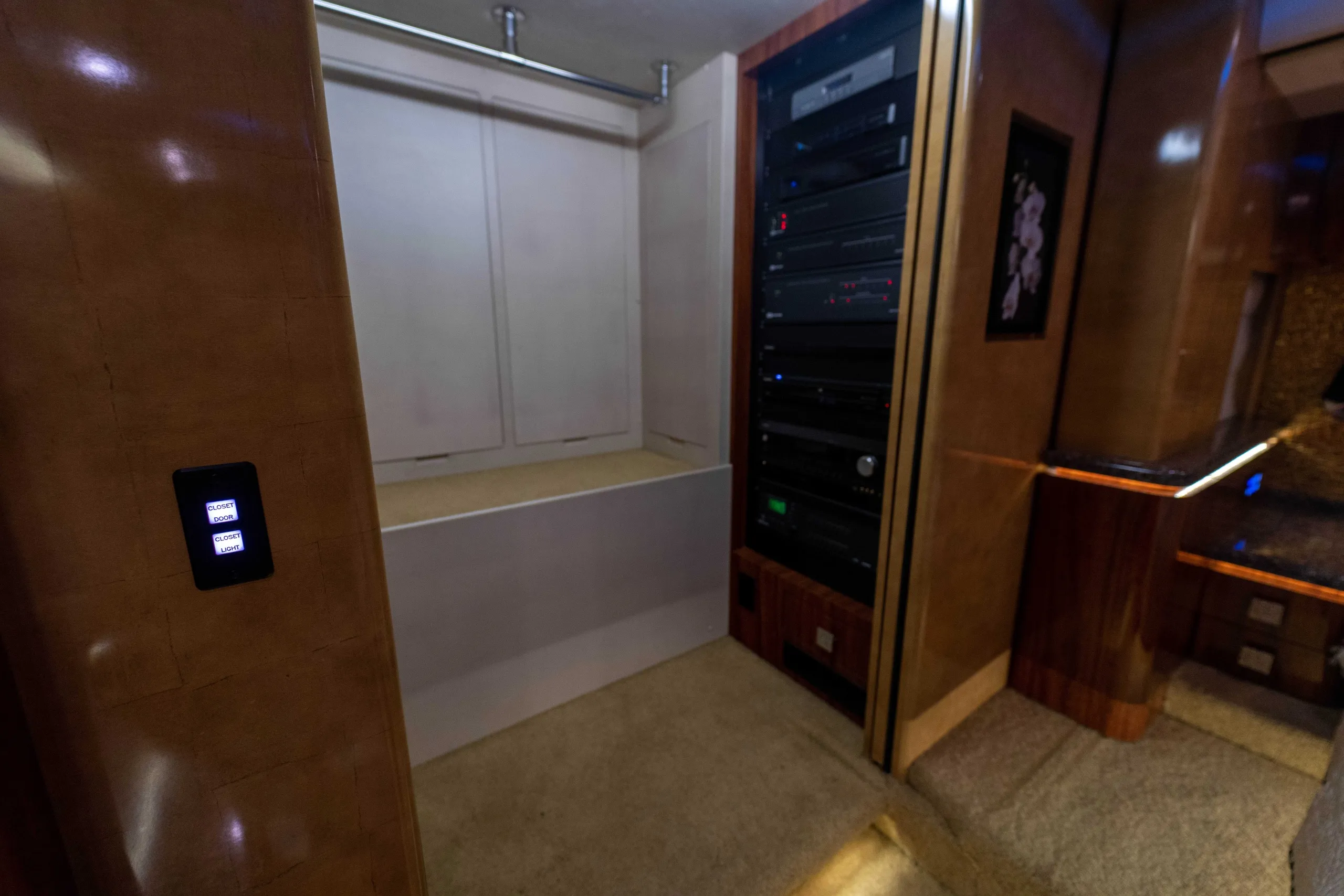 Interior living space of Marathon Coach 1194